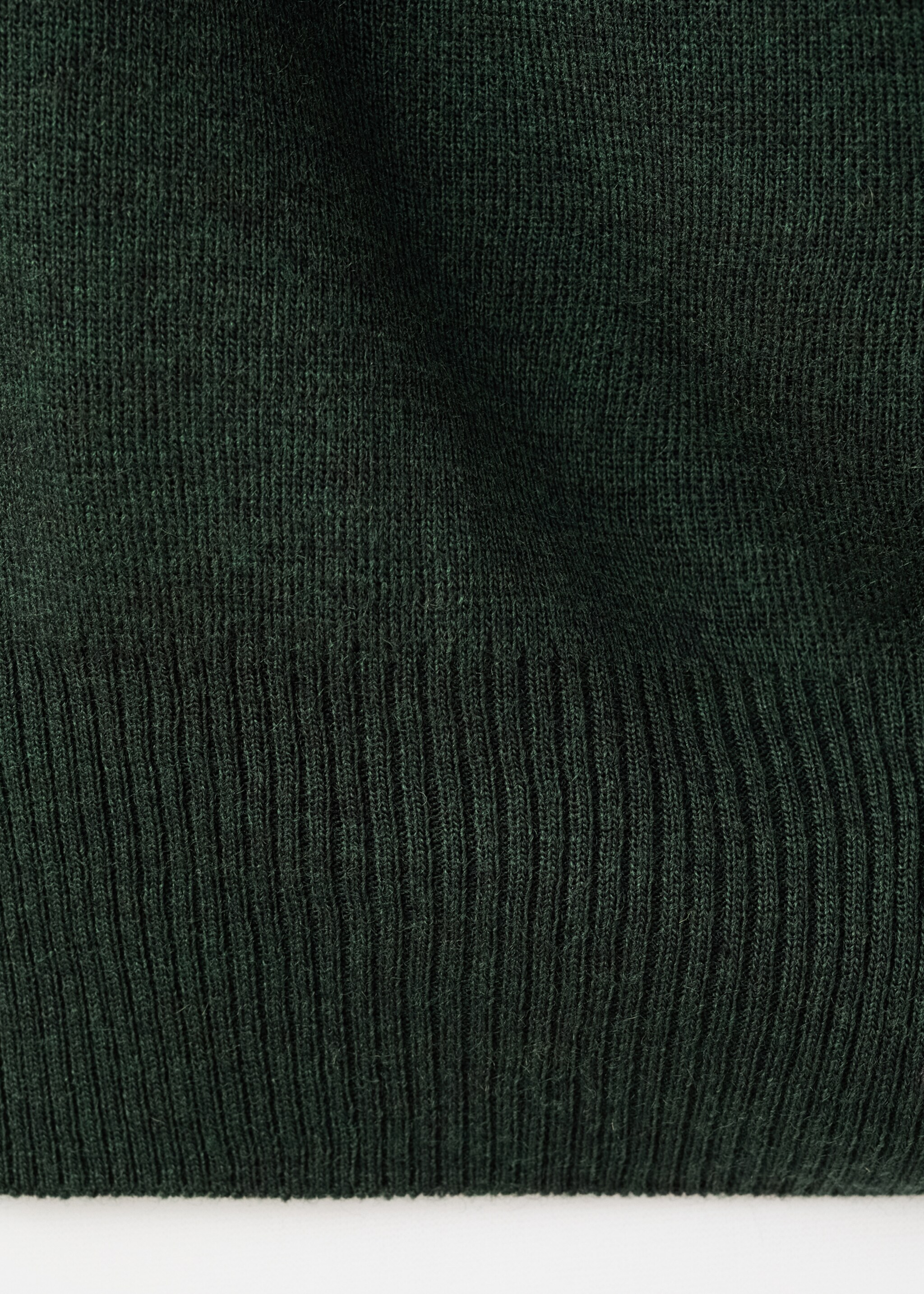 Jersey manga corta escote drapeado - Detalle del artículo 0, Verde oscuro. Ref: 17005842-00.