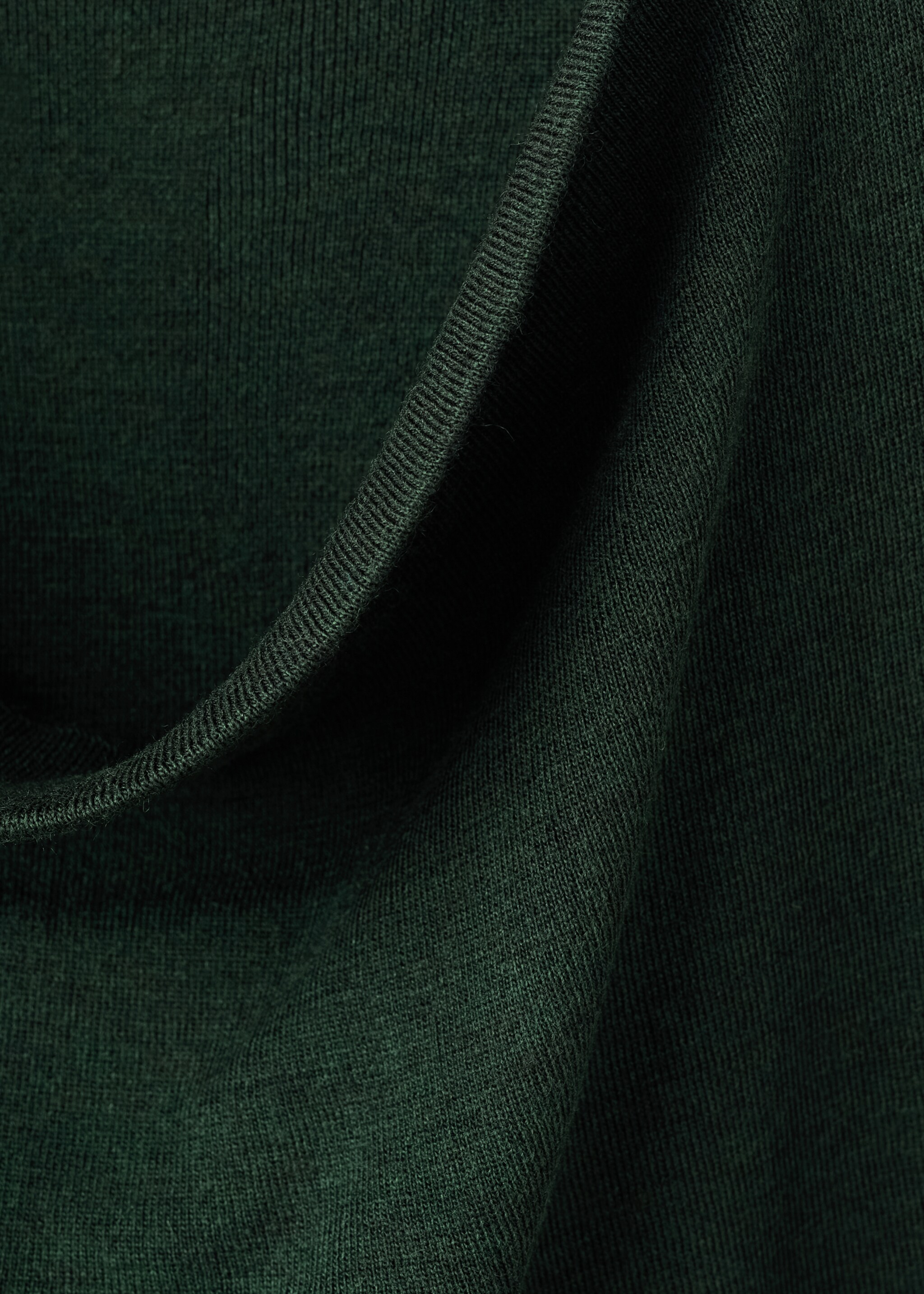 Jersey manga corta escote drapeado - Detalle del artículo 8, Verde oscuro. Ref: 17005842-00.