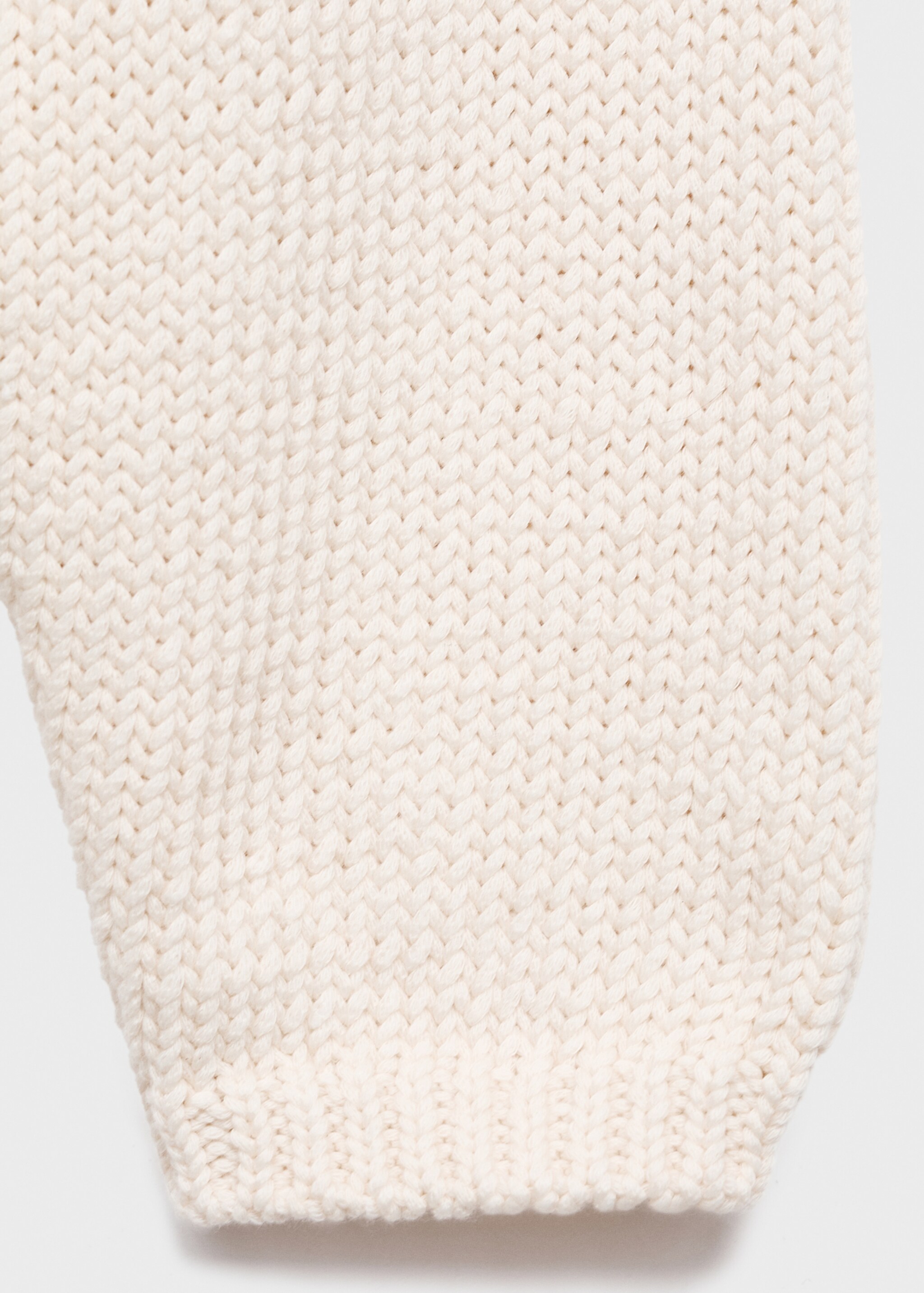 Jersey oversize trenzado - Detalle del artículo 0, Blanco roto. Ref: 17005847-00.