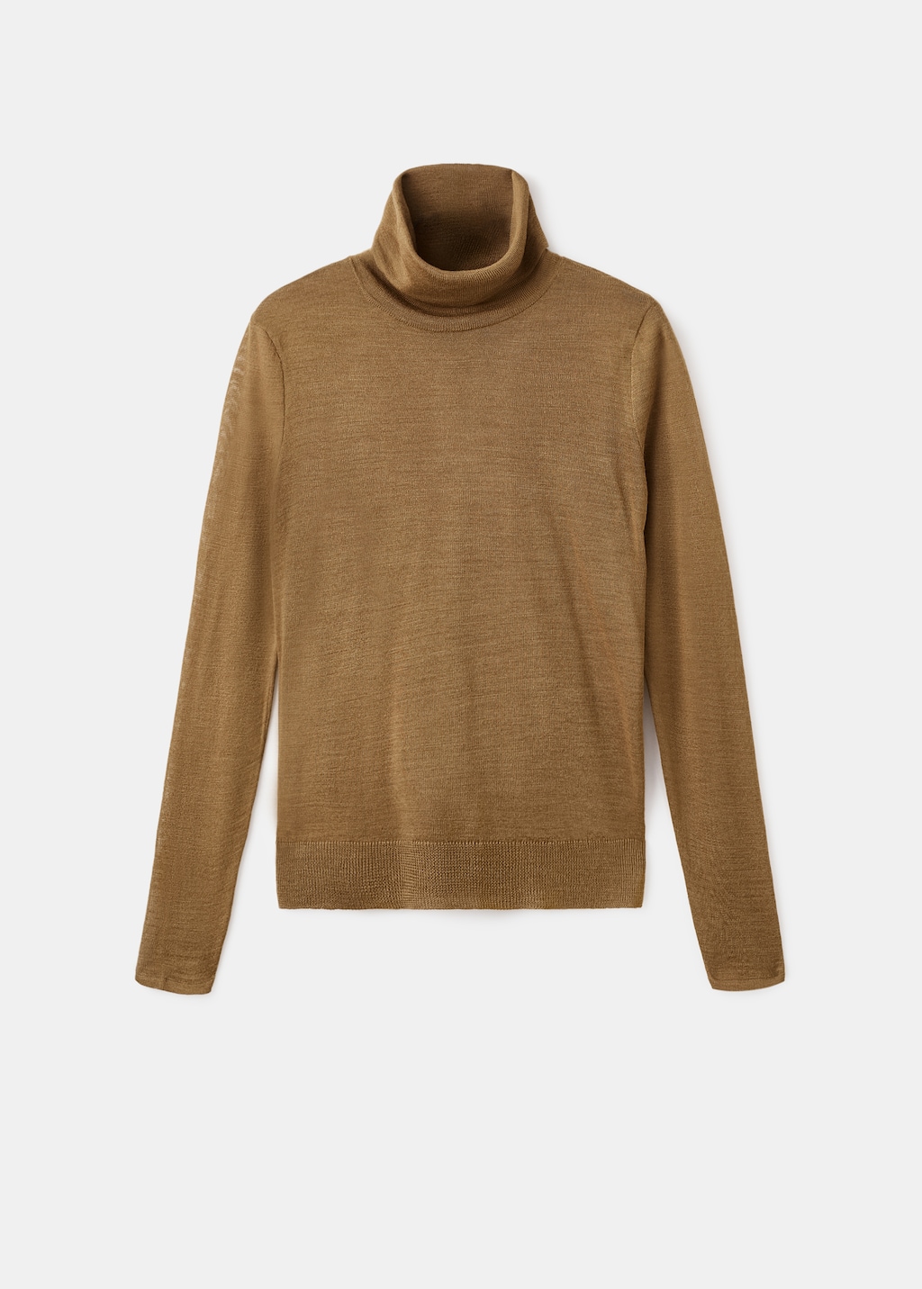 Mango Wool-blend turtleneck sweater
