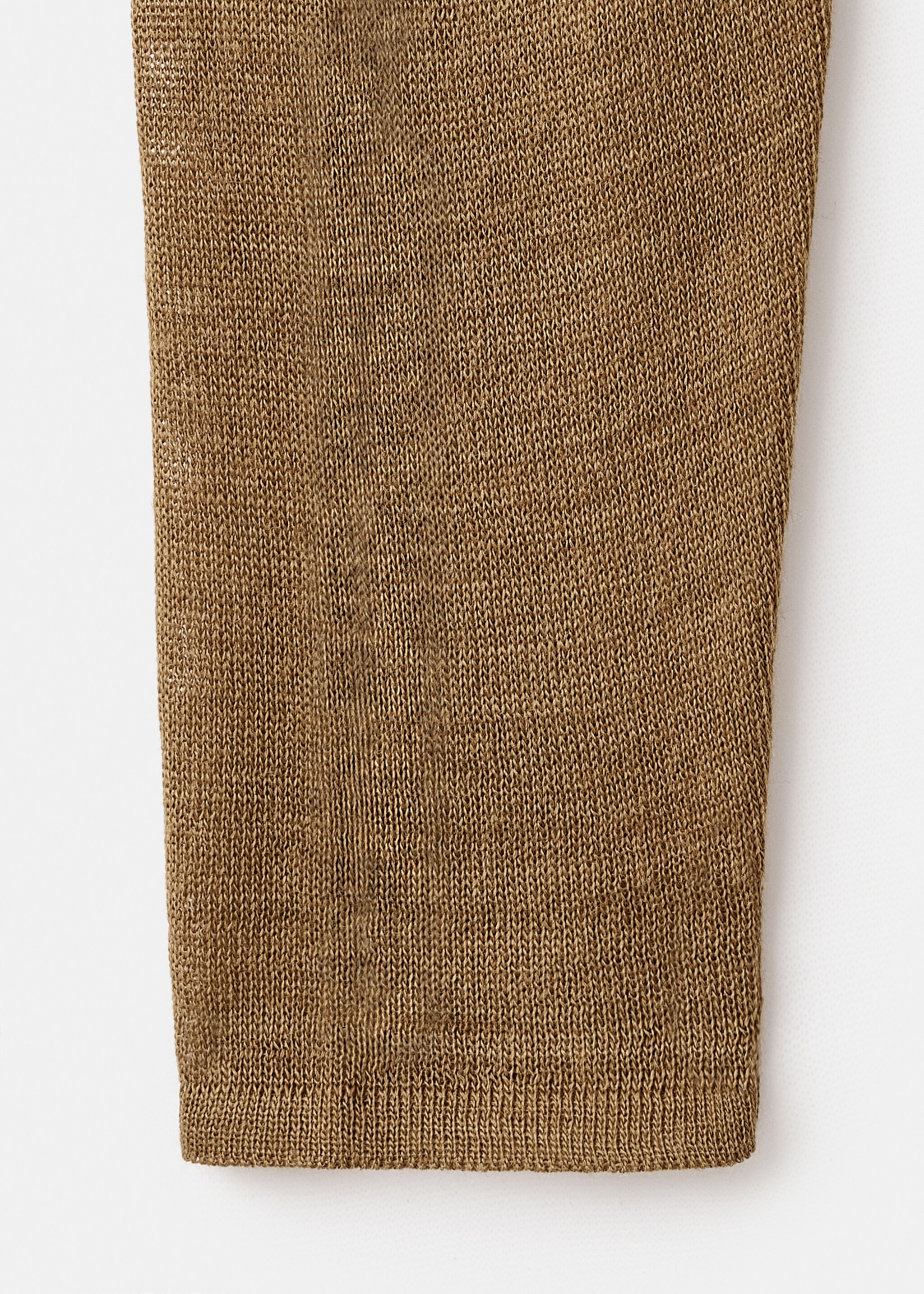 Wool-blend turtleneck sweater - Details of the article 0, Ochre. Ref: 17005850-00.