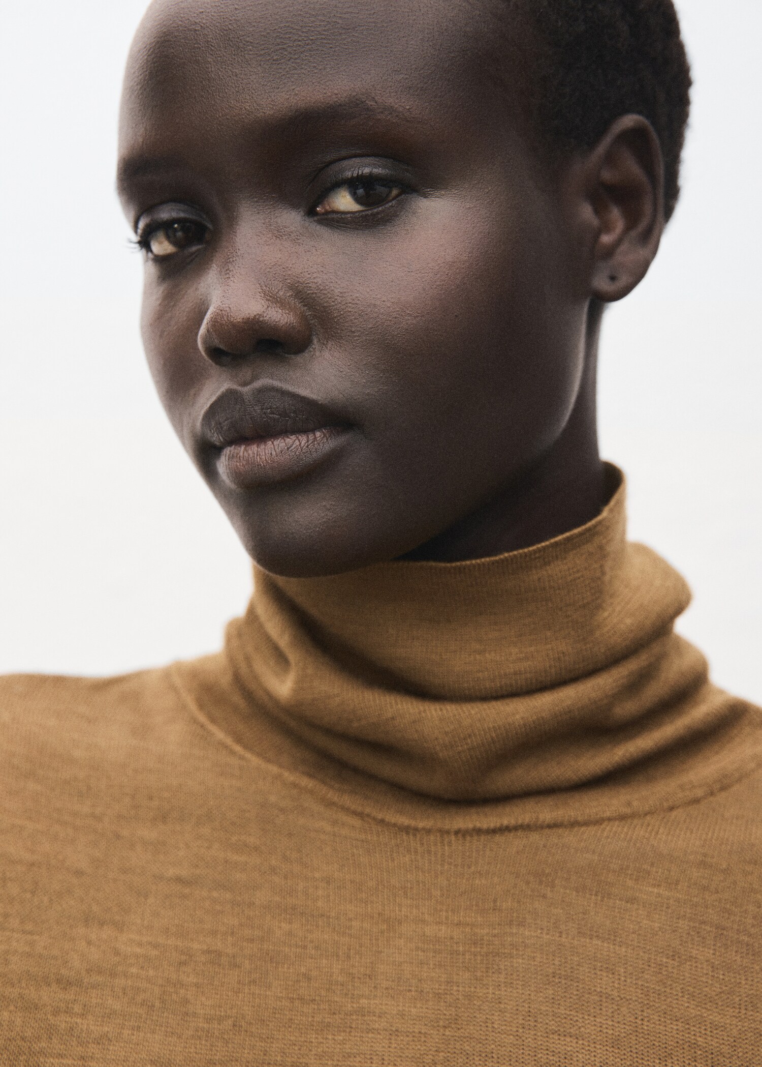 Wool-blend turtleneck sweater - Details of the article 1