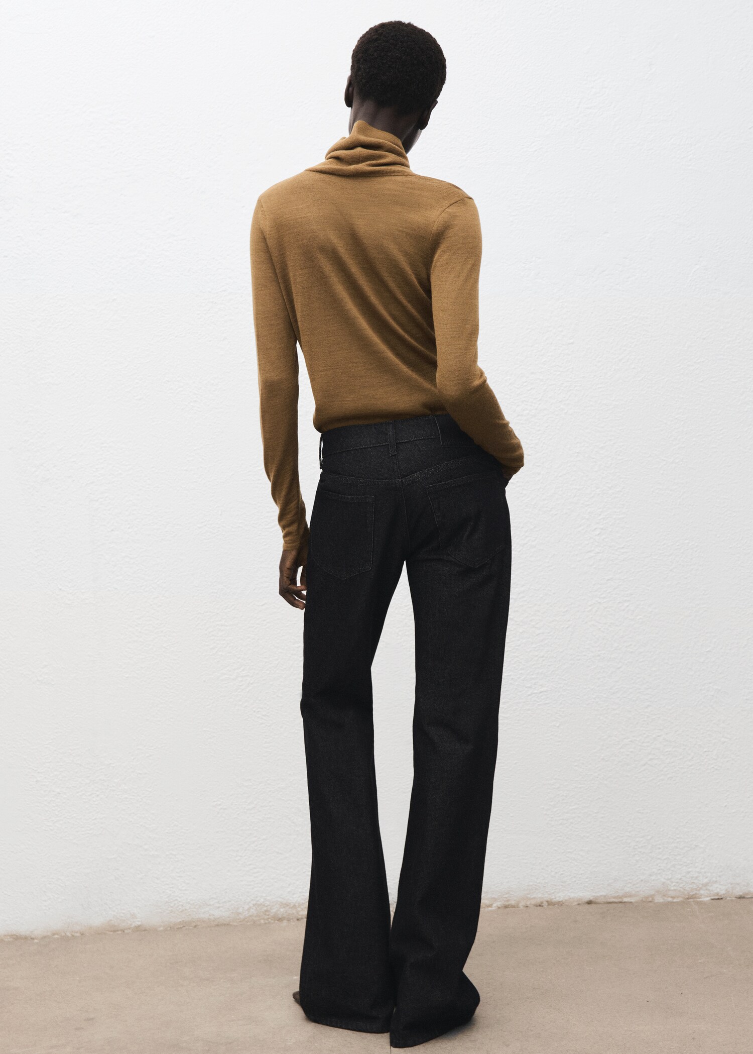 Wool-blend turtleneck sweater - Reverse of the article