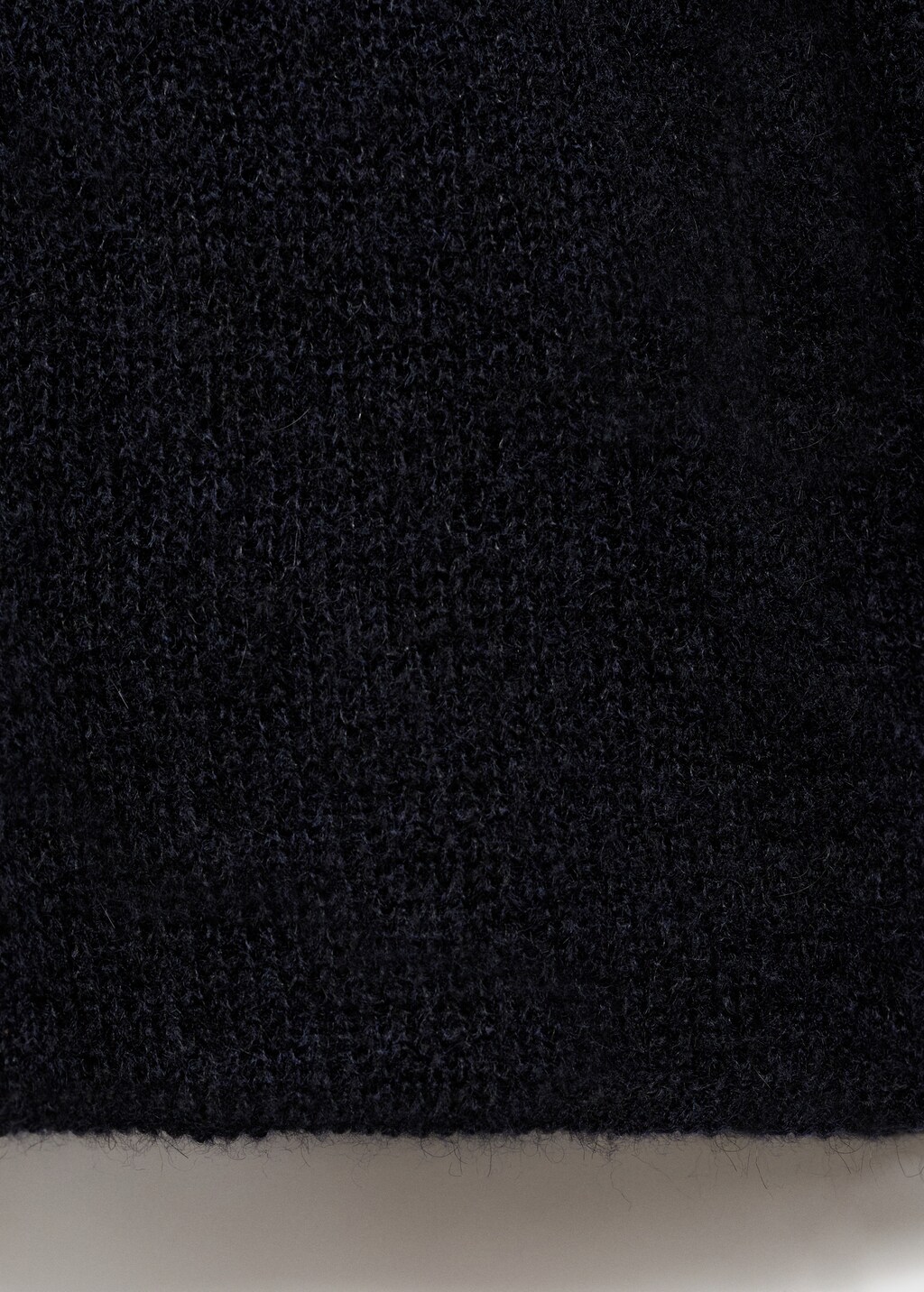 Semitransparent knitted sweater