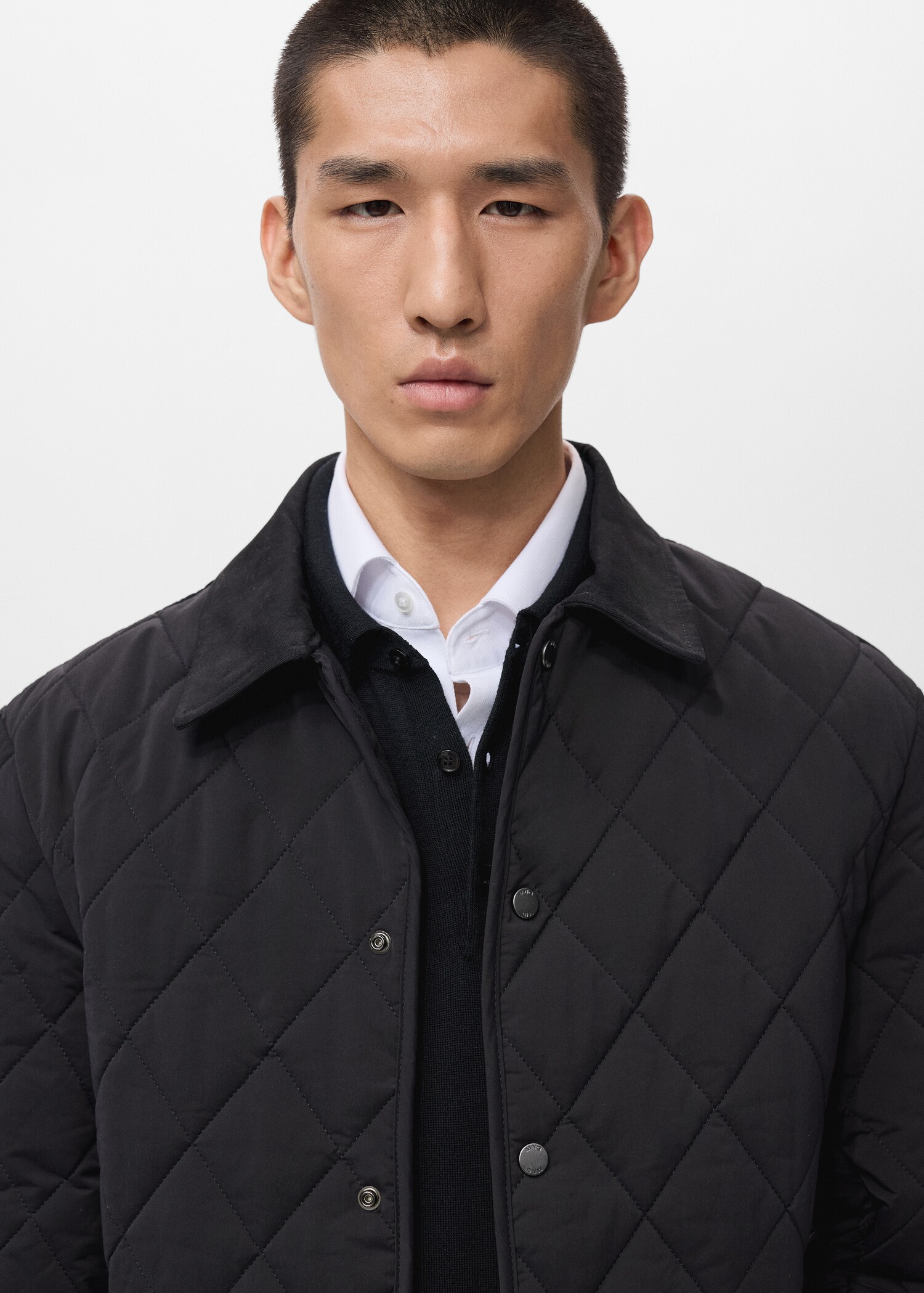 Quilted water repellent jacket - Details of the article 1