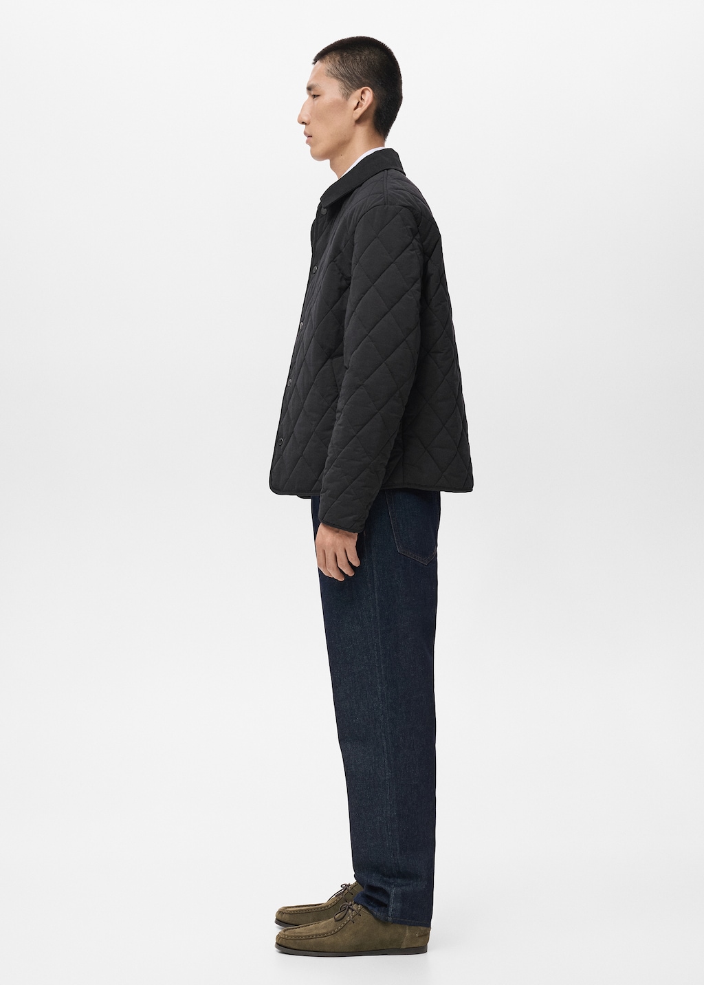 Quilted water repellent jacket