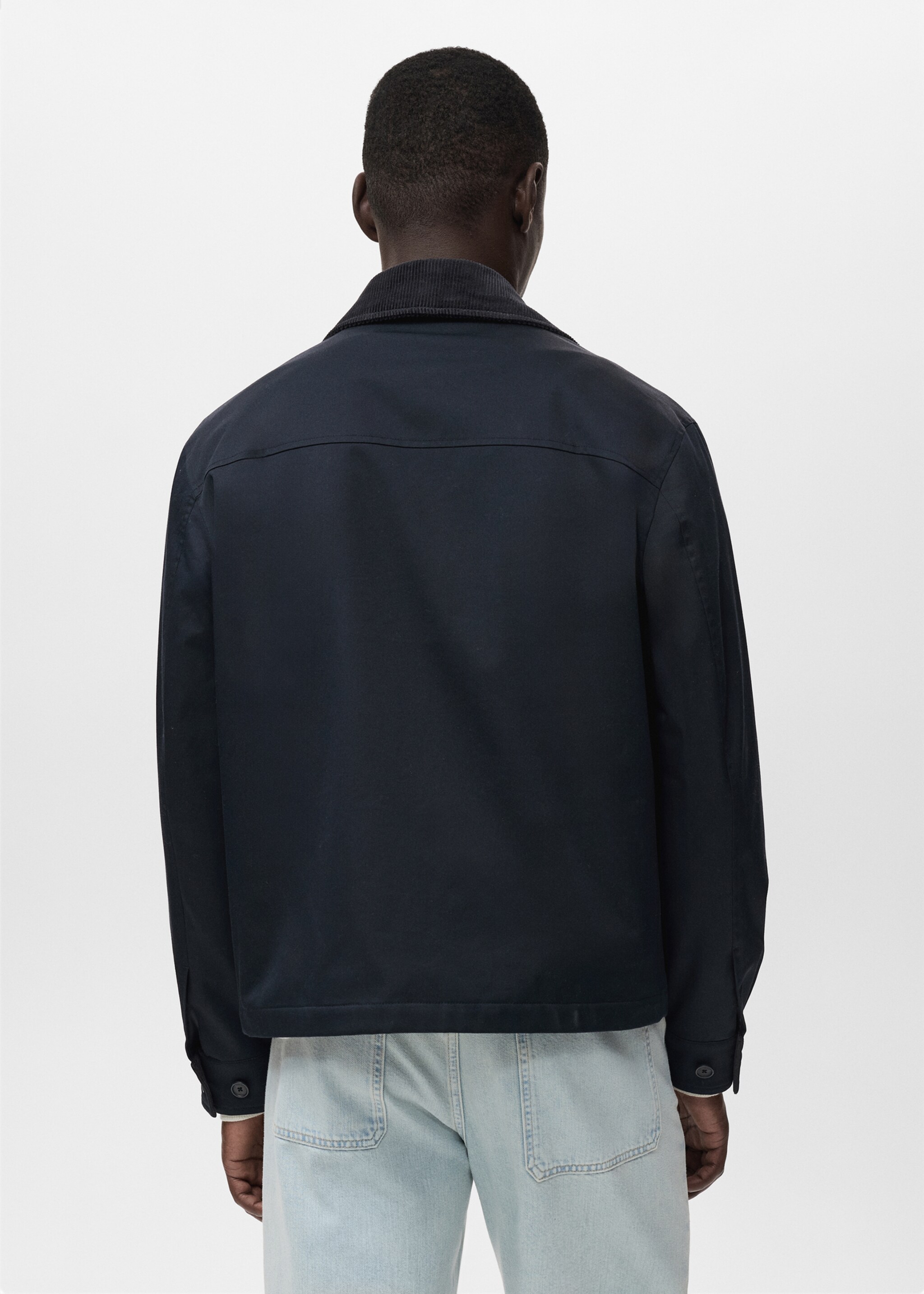 Veste mac - Verso de l’article, Bleu marine foncé. Ref: 17005973-00.
