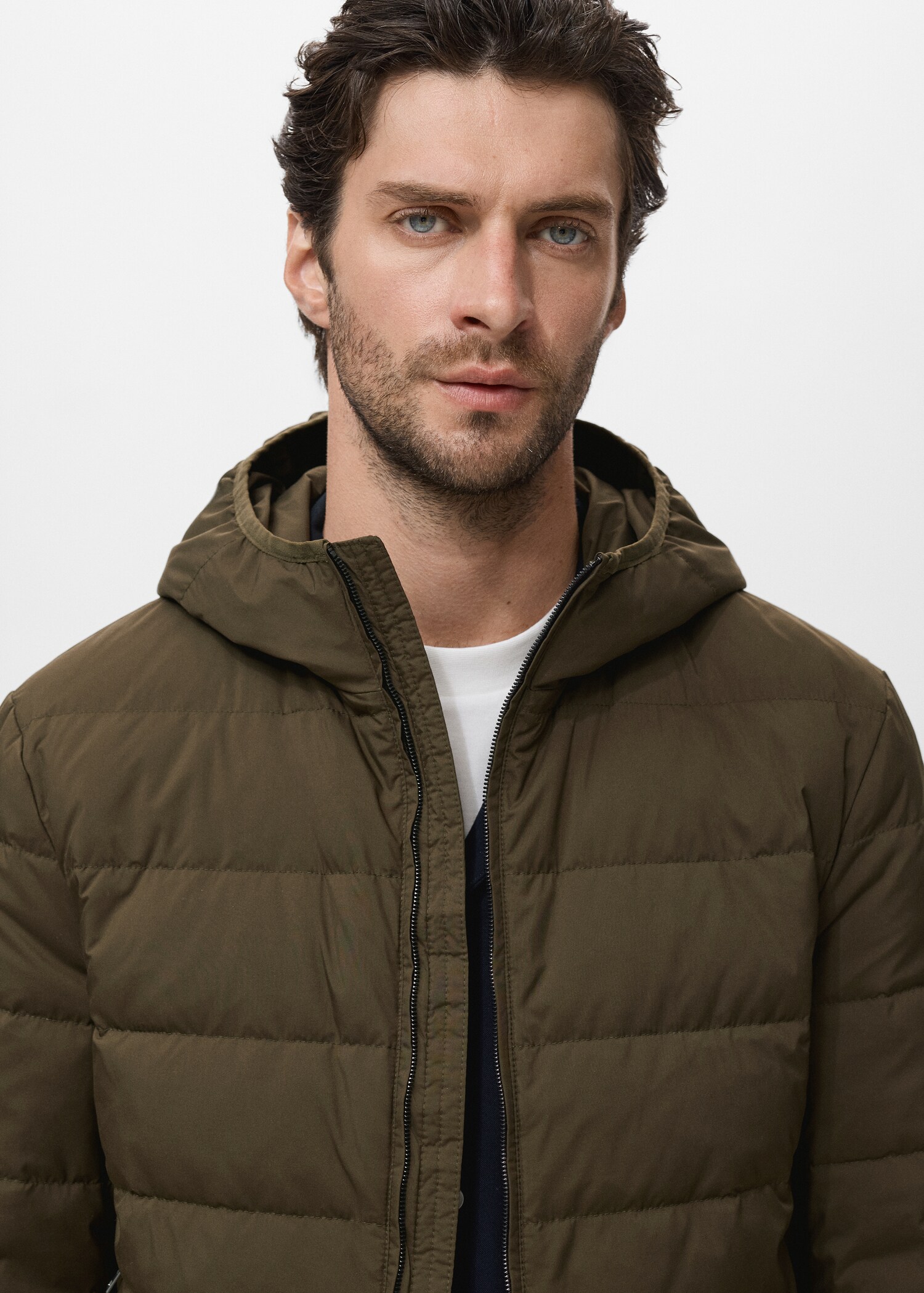 Quilted jacket with down and feather filling - Details of the article 1