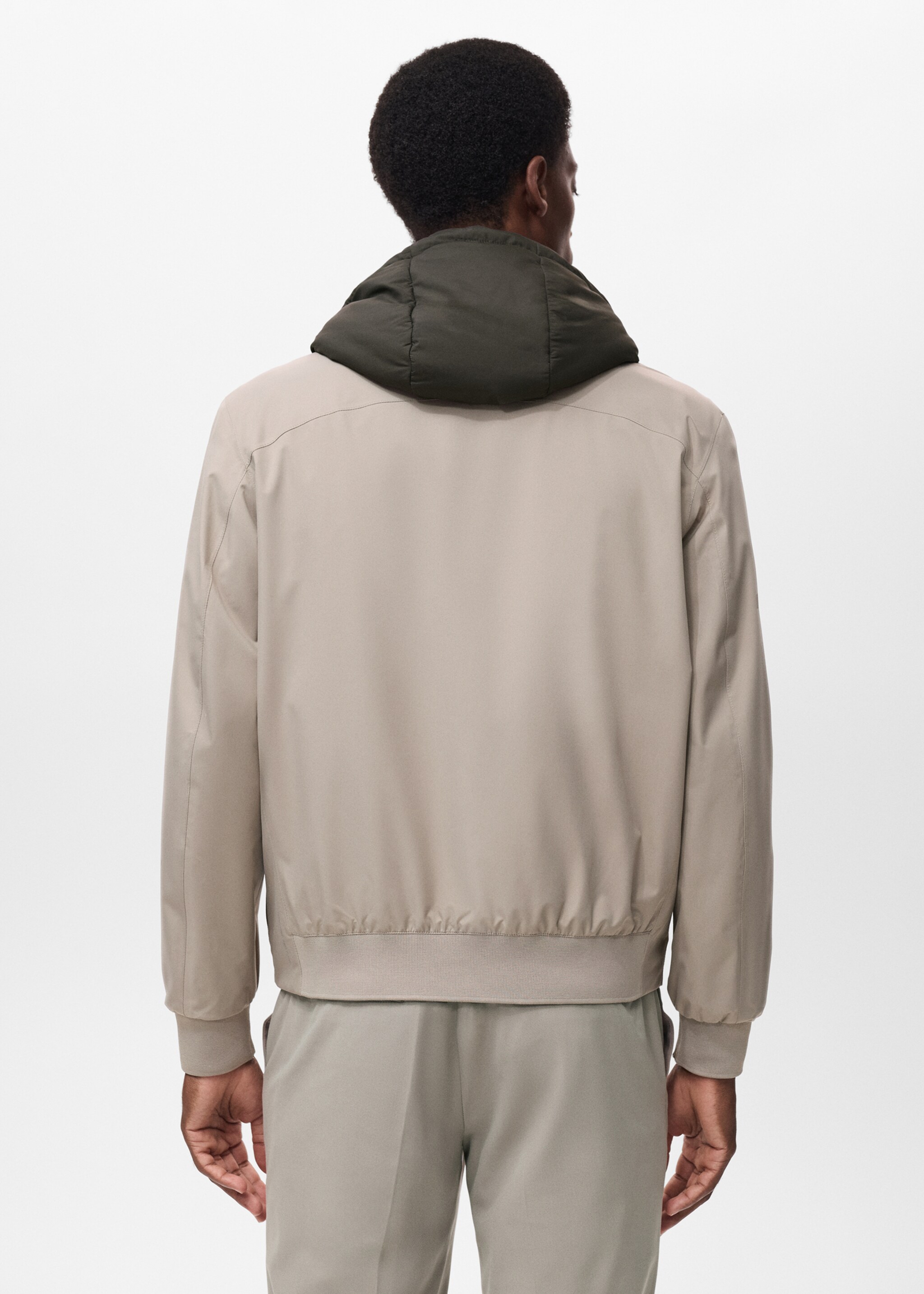 Chaqueta técnica waterproof - Reverso del artículo, Gris hielo. Ref: 17005976-00.