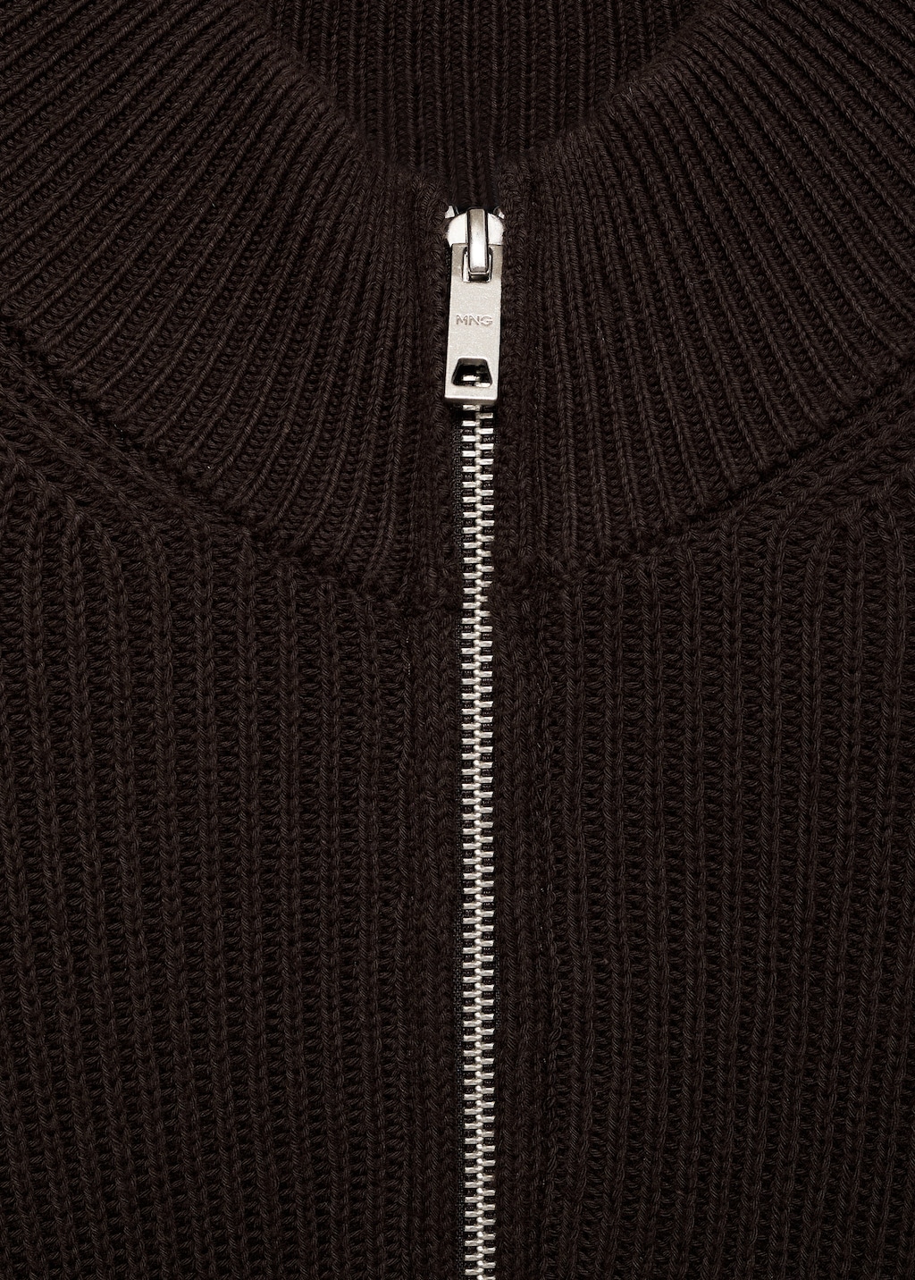 100% cotton perkins-neck sweater