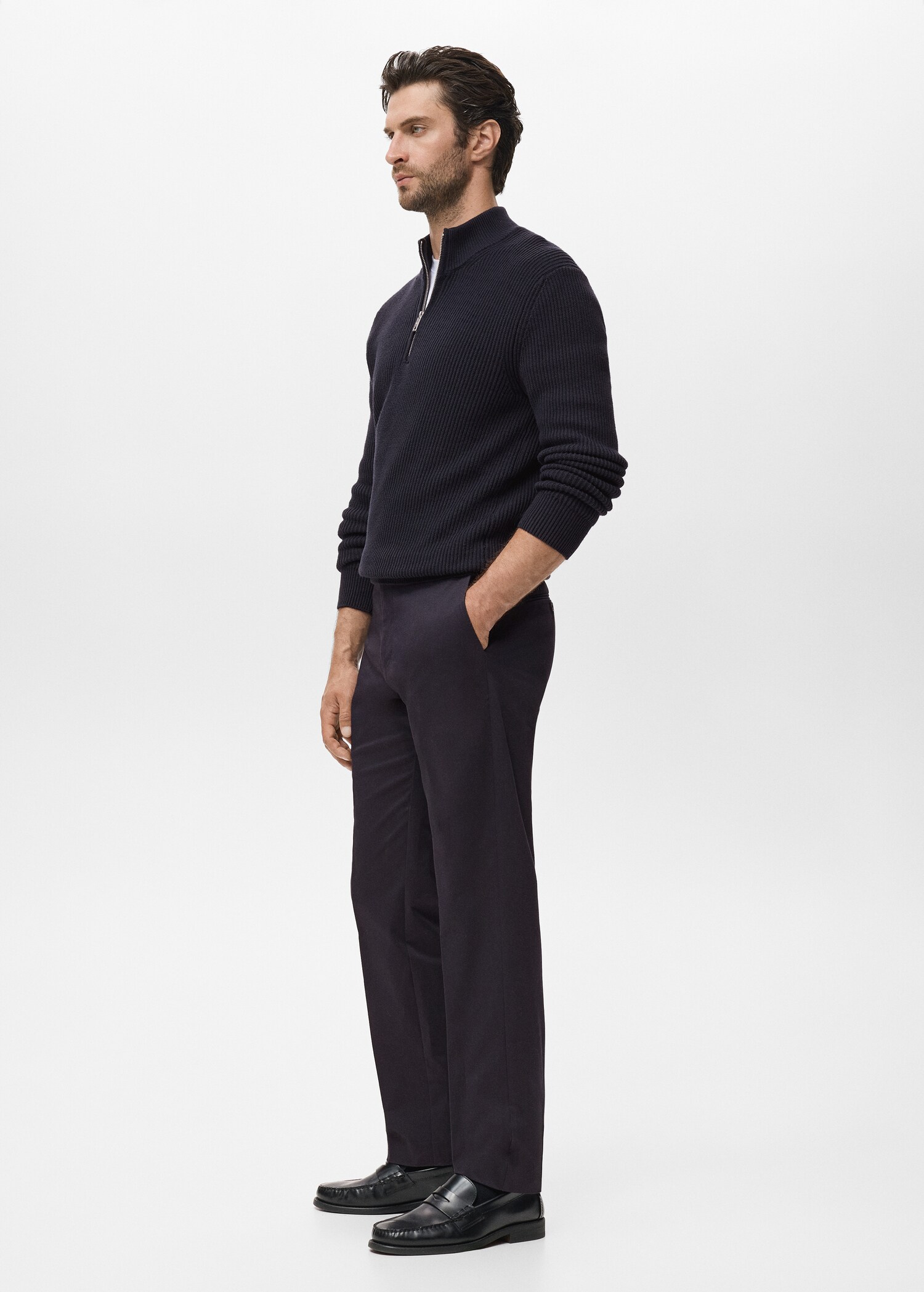 100% cotton perkins neck jumper - Details of the article 2