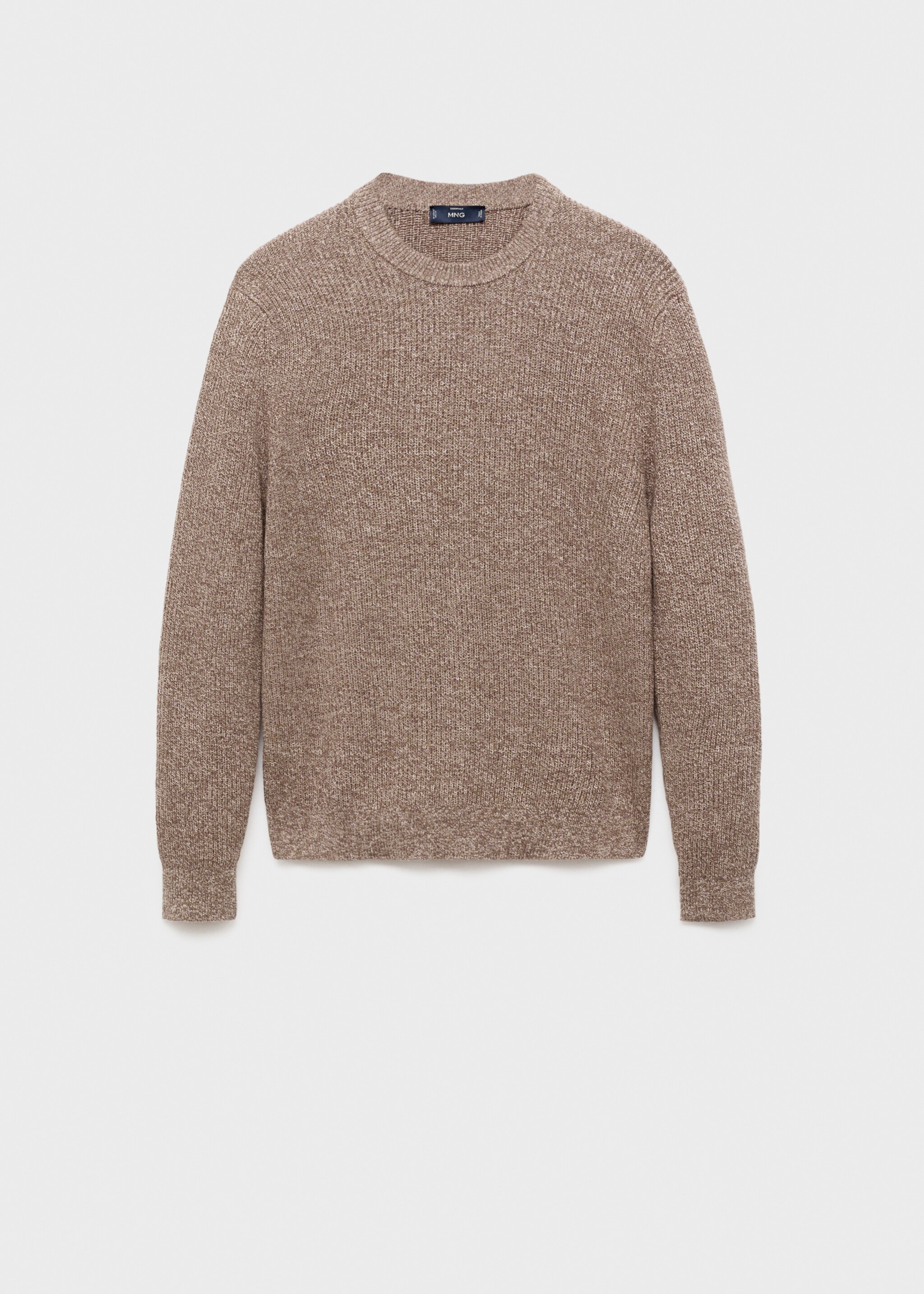 Pull-over 100 % coton maille - Article sans modèle, Beige. Ref: 17005978-00.
