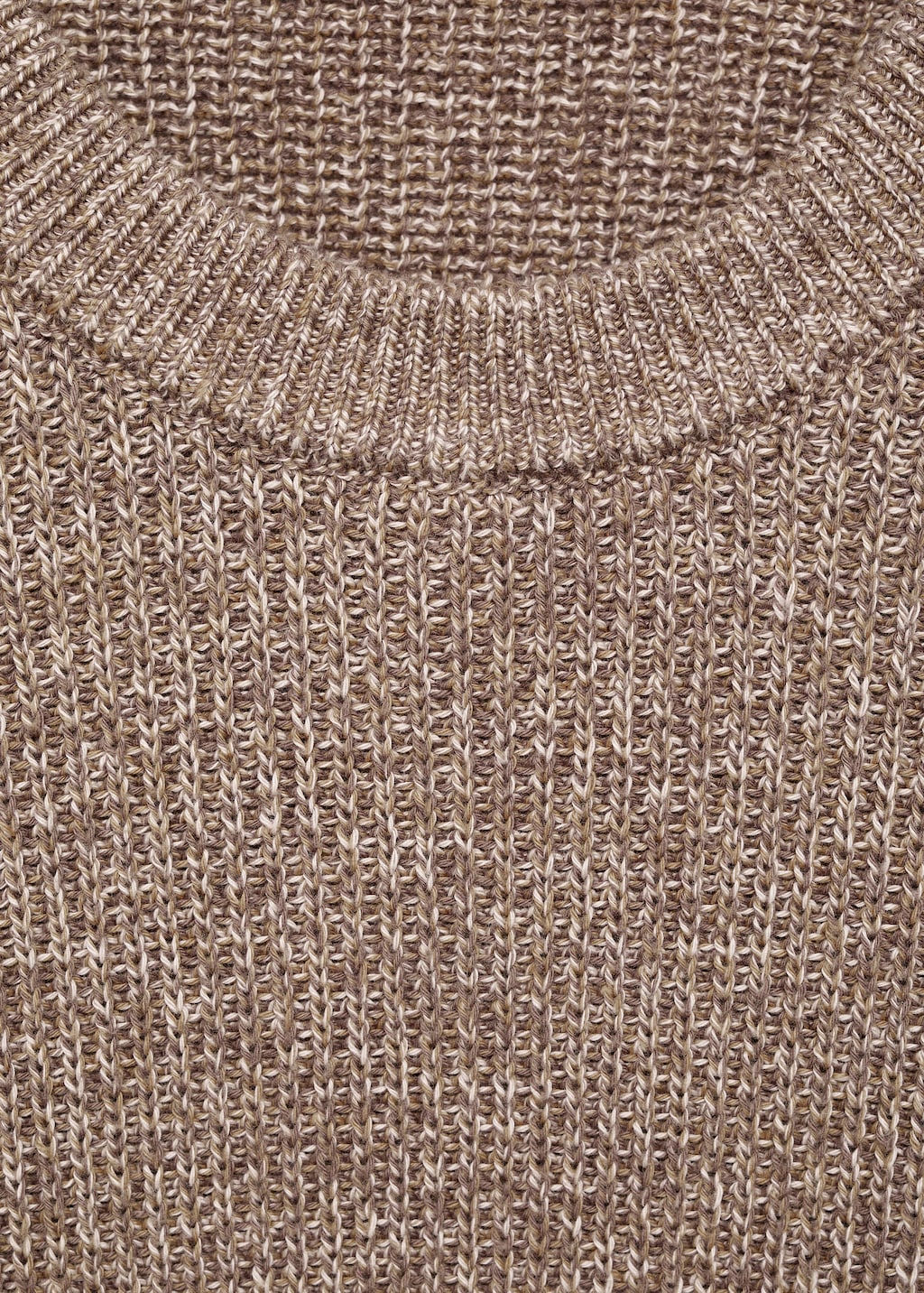 100% cotton specked sweater