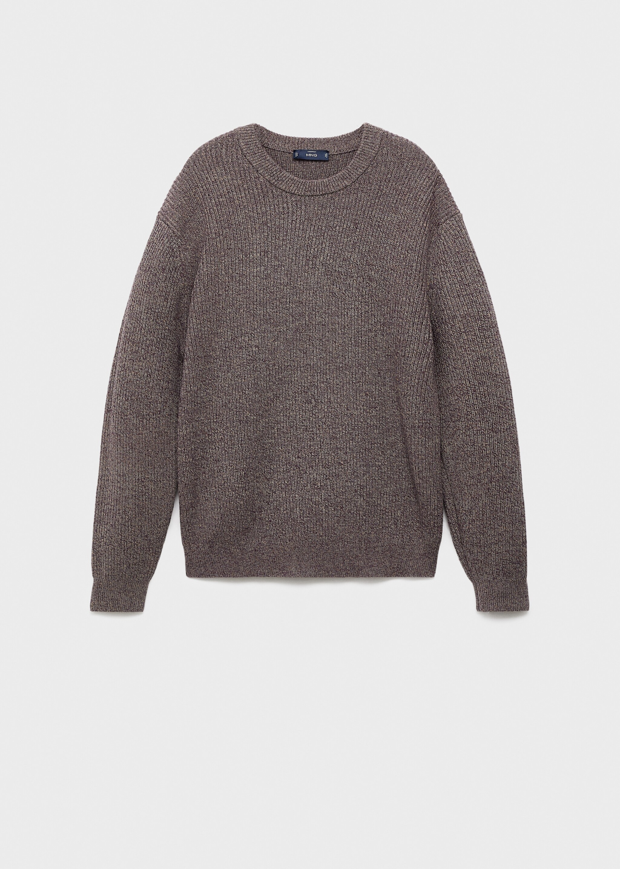 Pull-over 100 % coton maille - Article sans modèle, Lie de vin. Ref: 17005978-00.