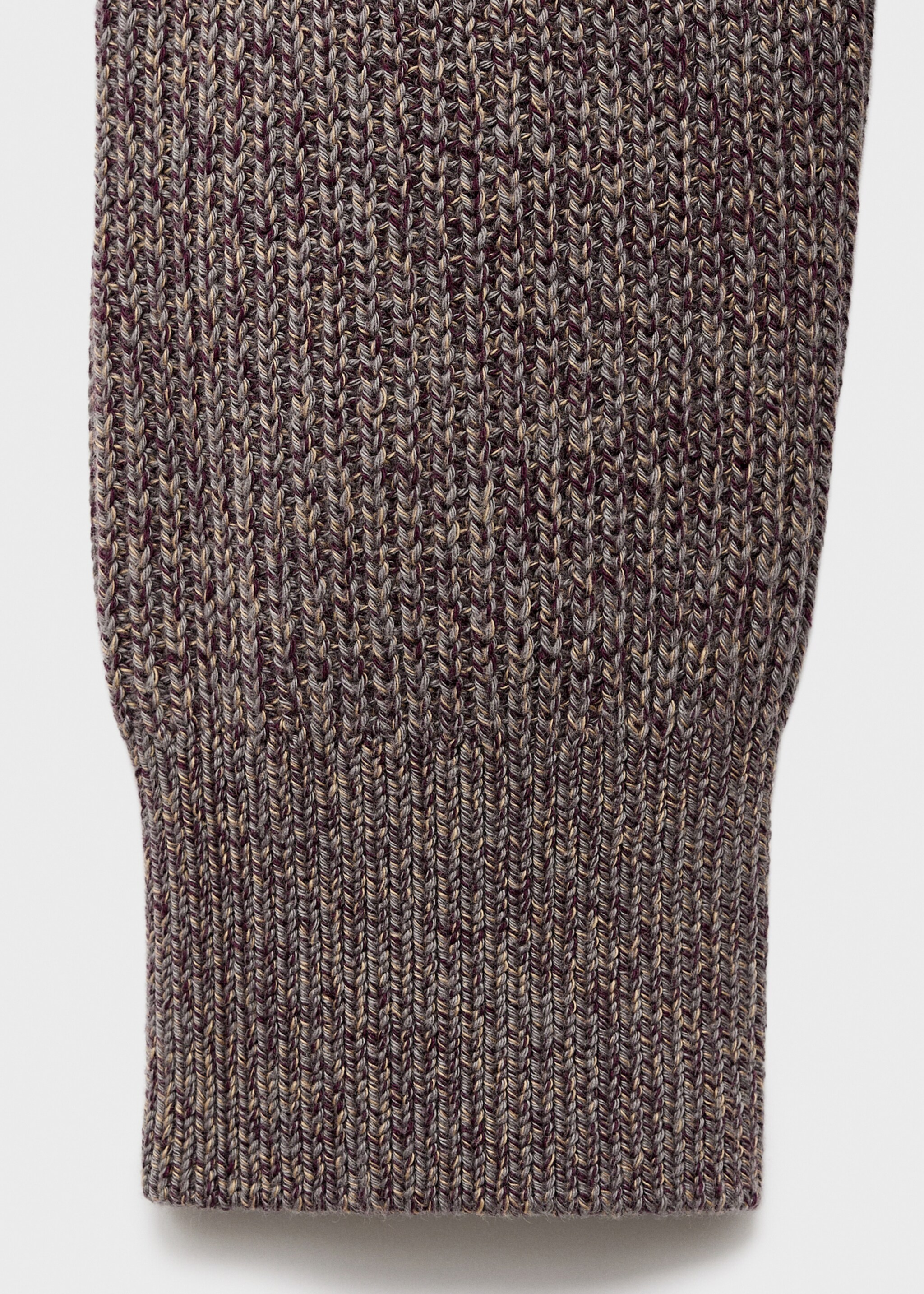 Pull-over 100 % coton maille - Détail de l'article 0, Lie de vin. Ref: 17005978-00.