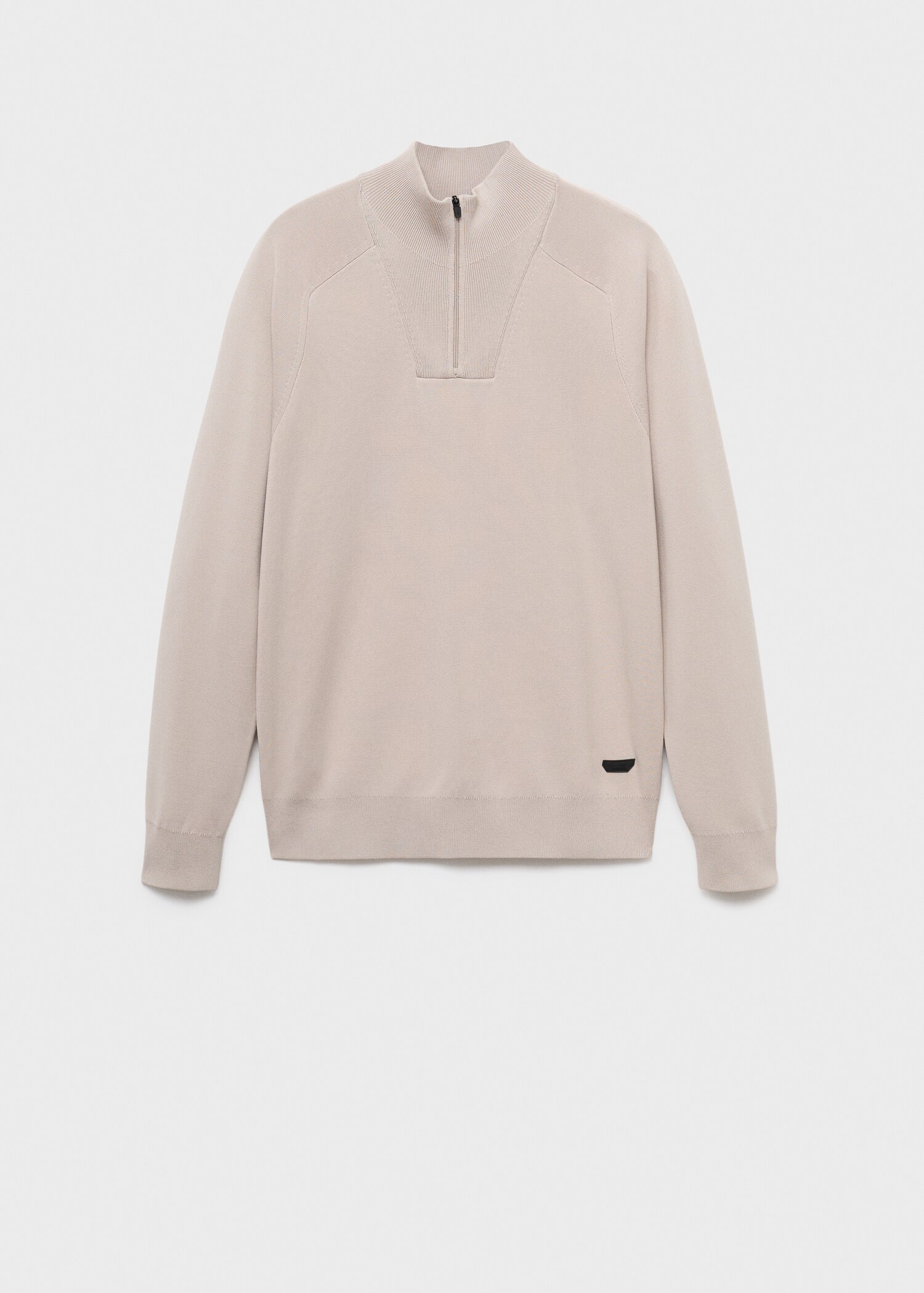 Breathable zip-neck sweater - Article without model