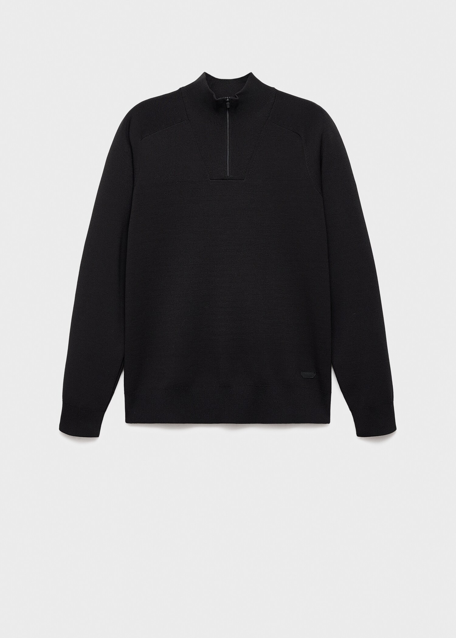 Breathable zip-neck sweater - Article without model
