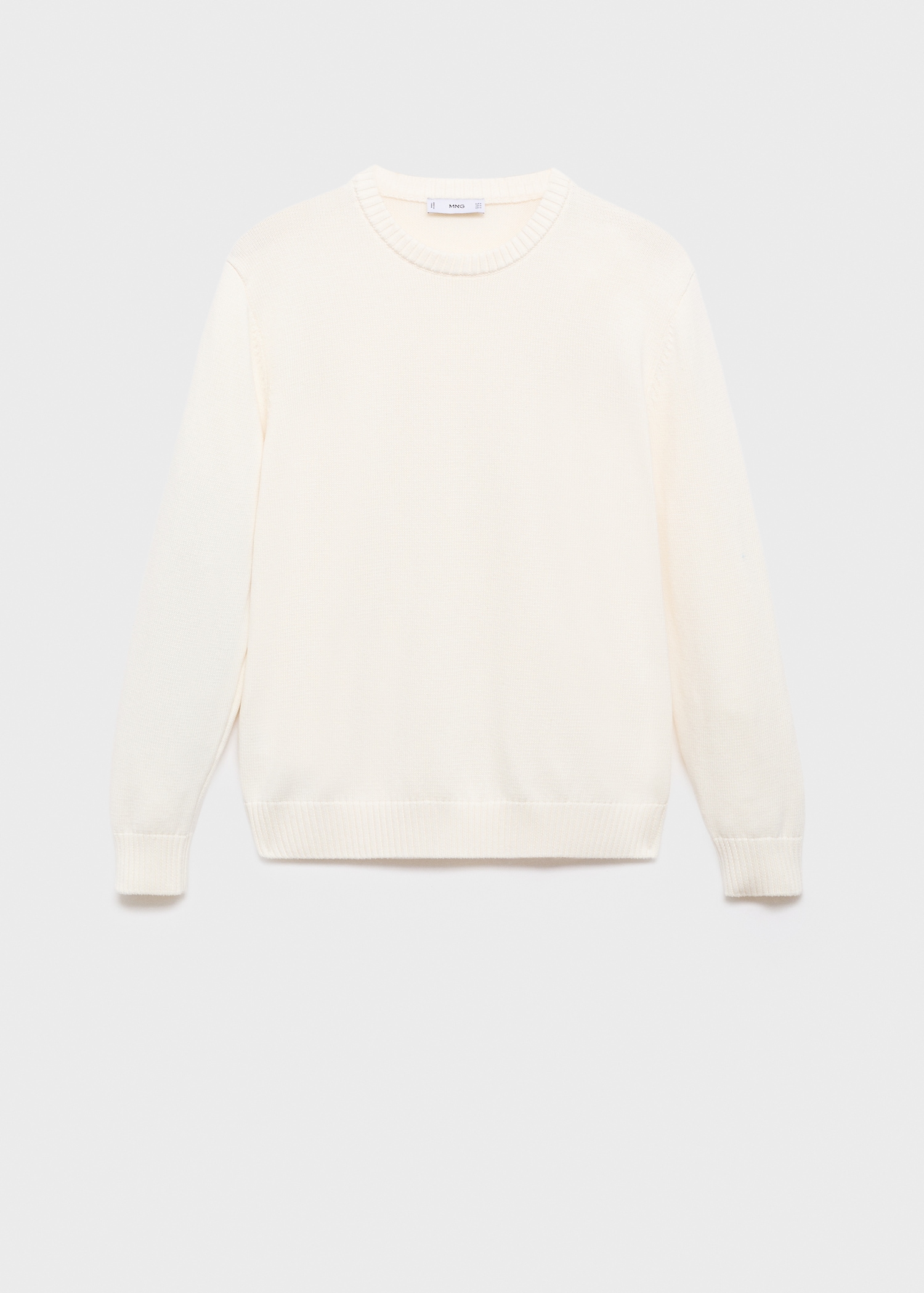 Fine ribbed-knit sweater - Article without model