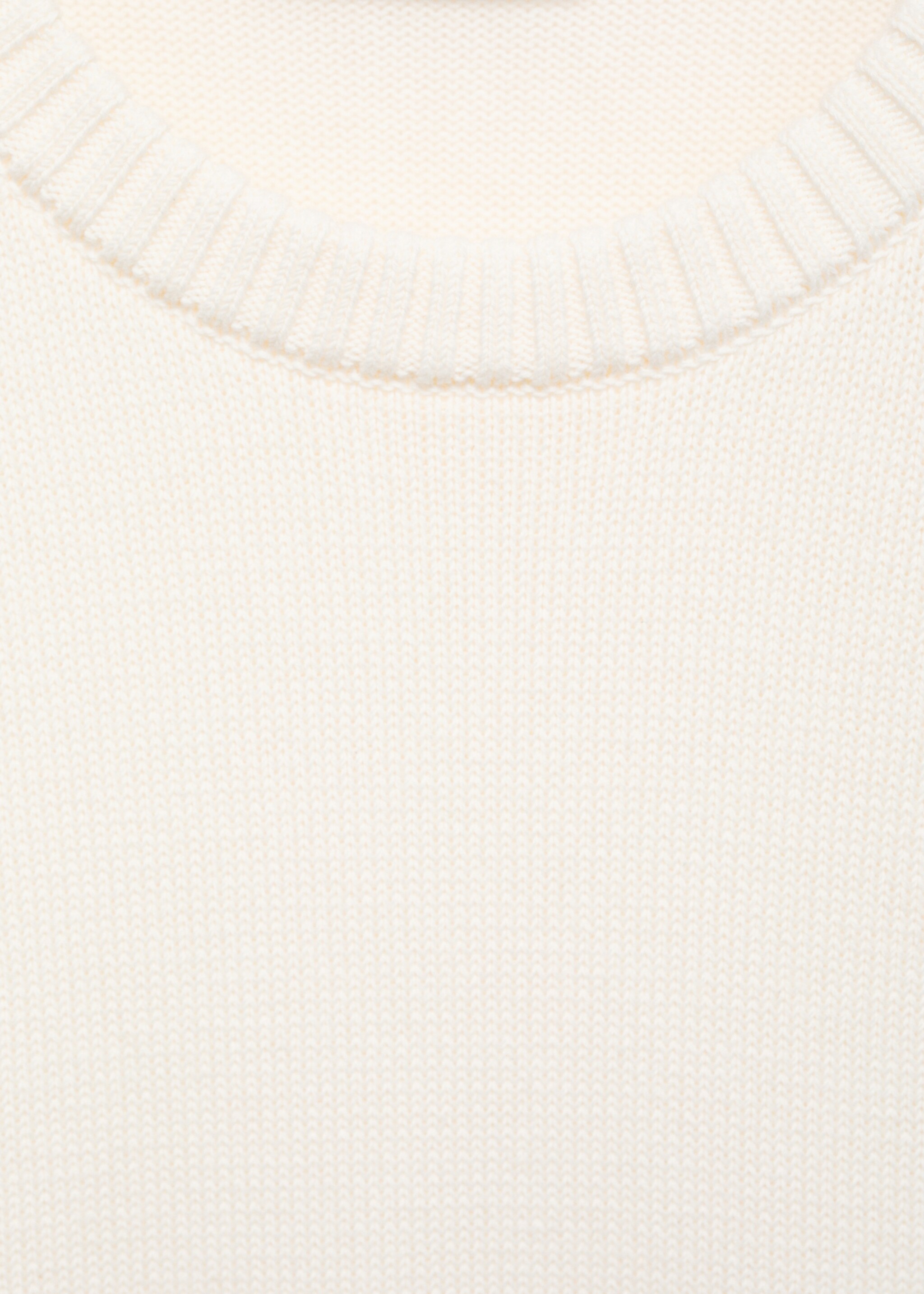 Fine ribbed-knit sweater - Details of the article 8, Off White. Ref: 17005980-00.