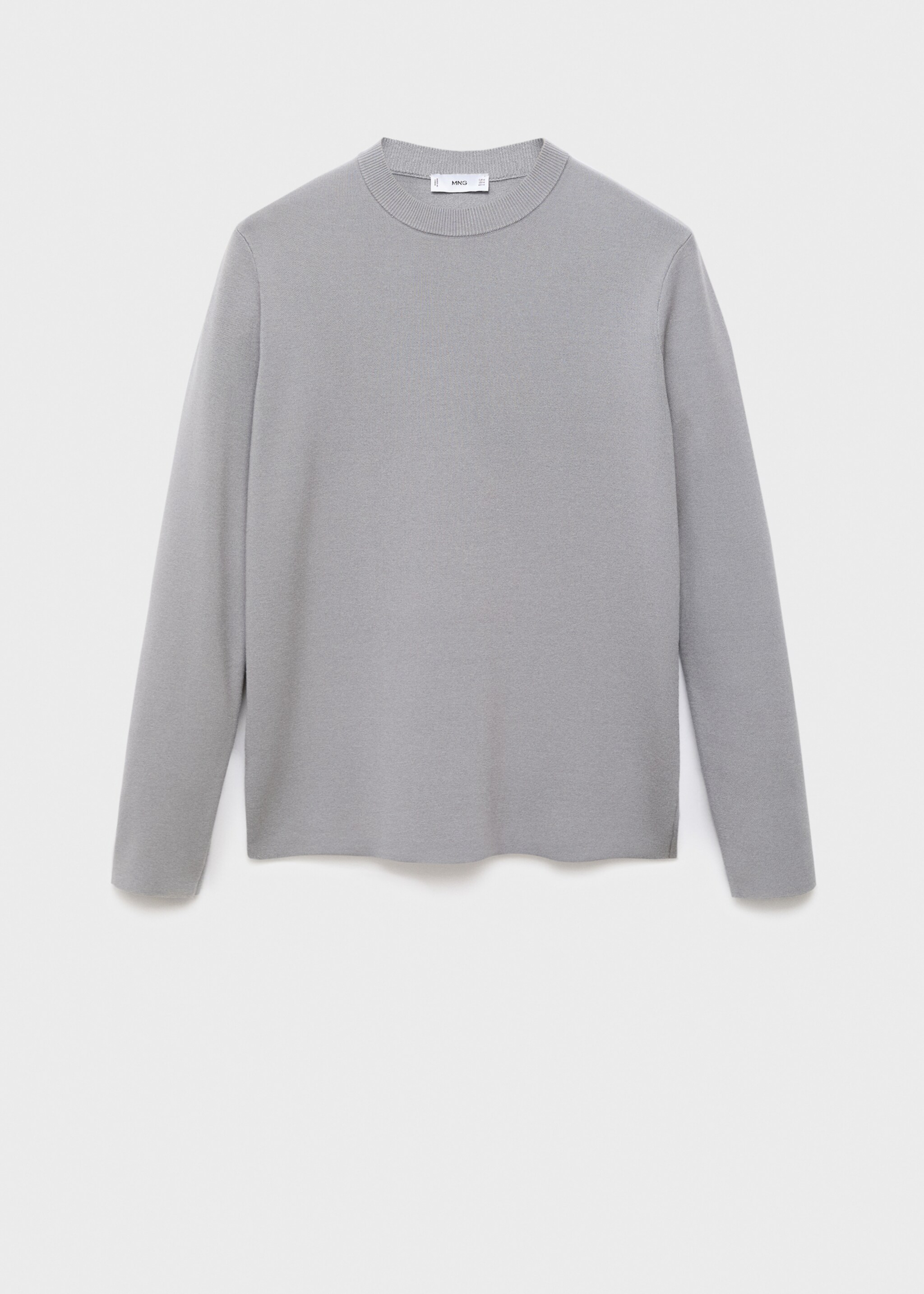 Jersey punto medio regular fit - Artículo sin modelo, Gris. Ref: 17005981-00.