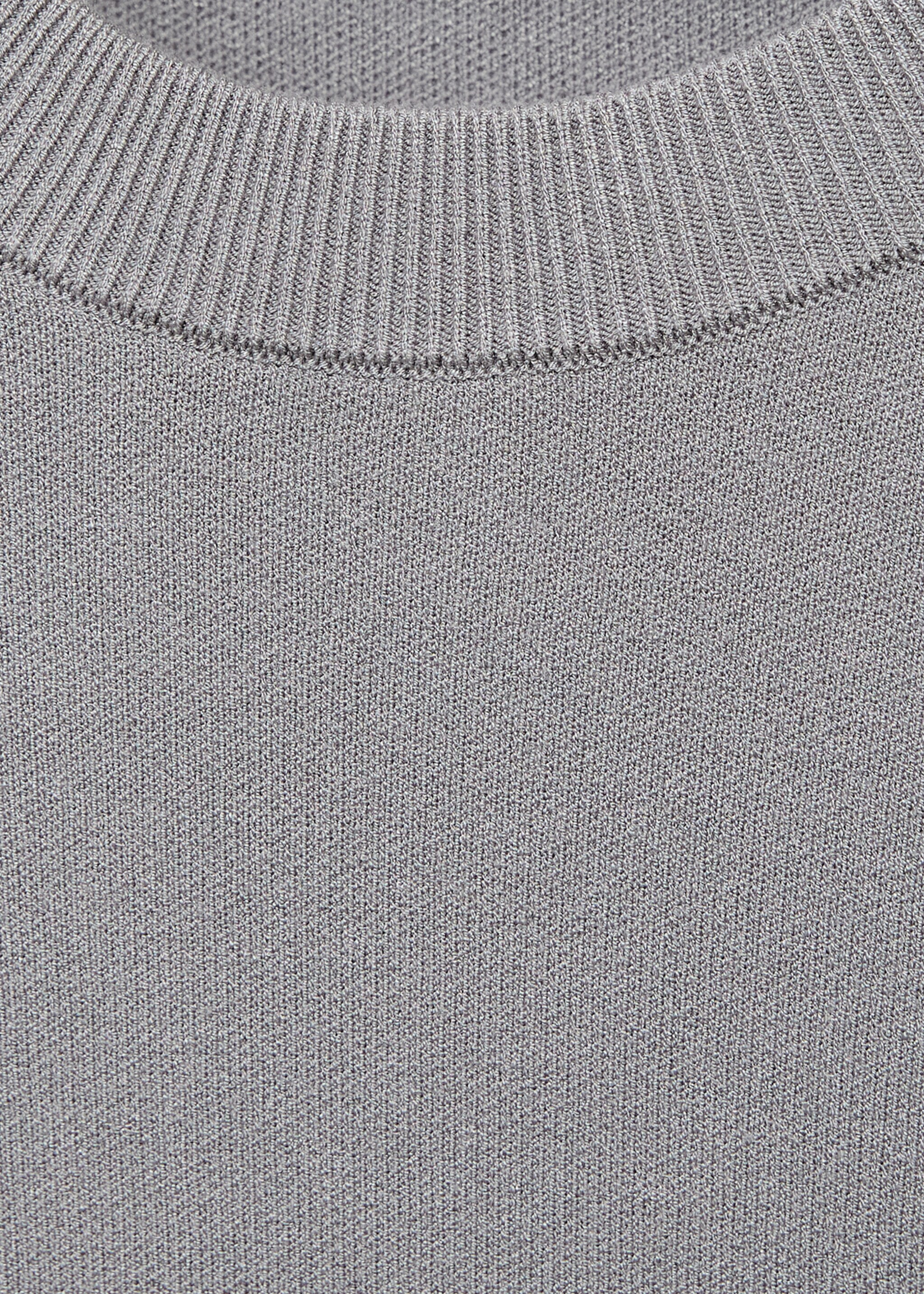 Jersey punto medio regular fit - Detalle del artículo 8, Gris. Ref: 17005981-00.