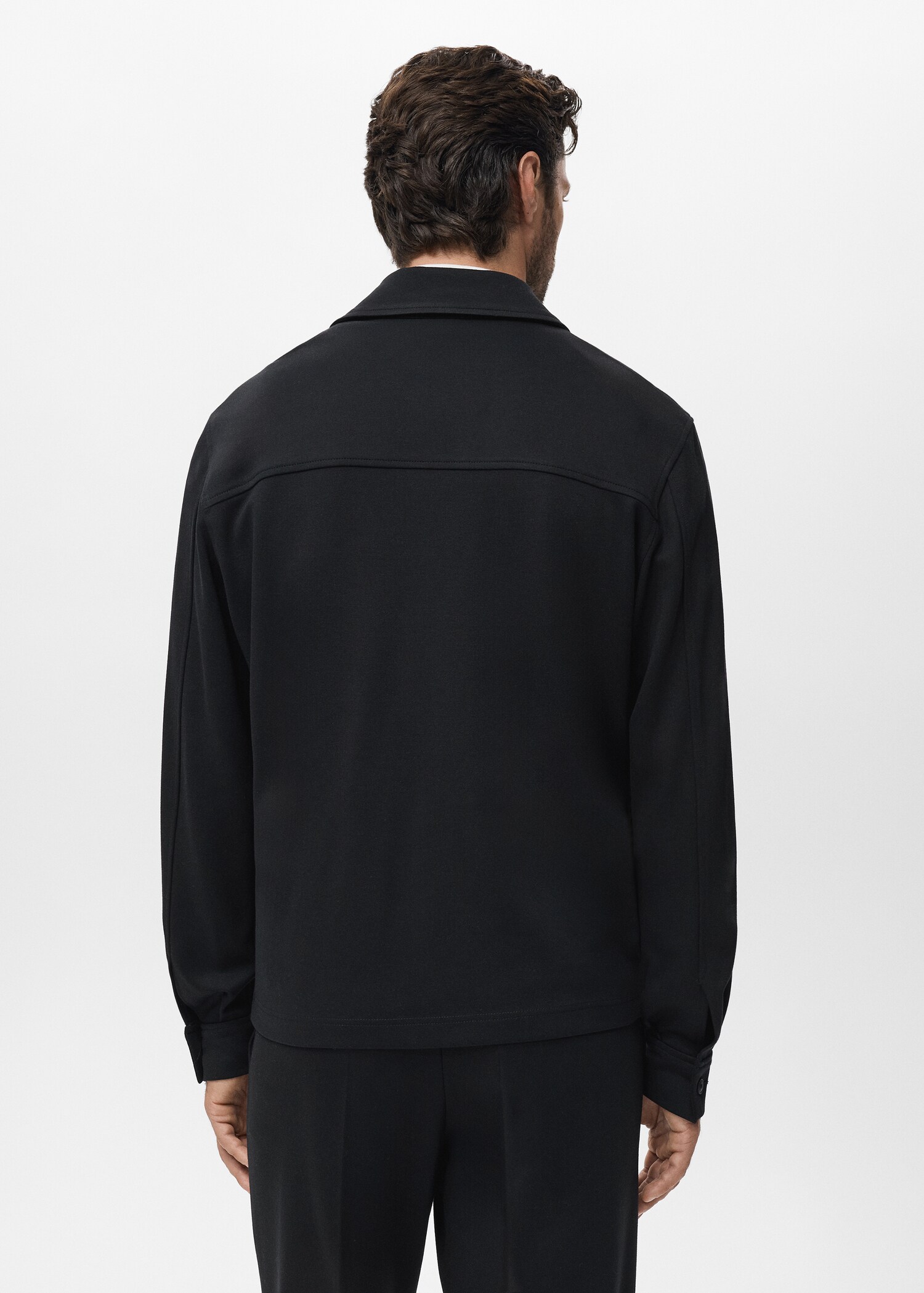 Sudadera cremallera bolsillo - Reverso del artículo