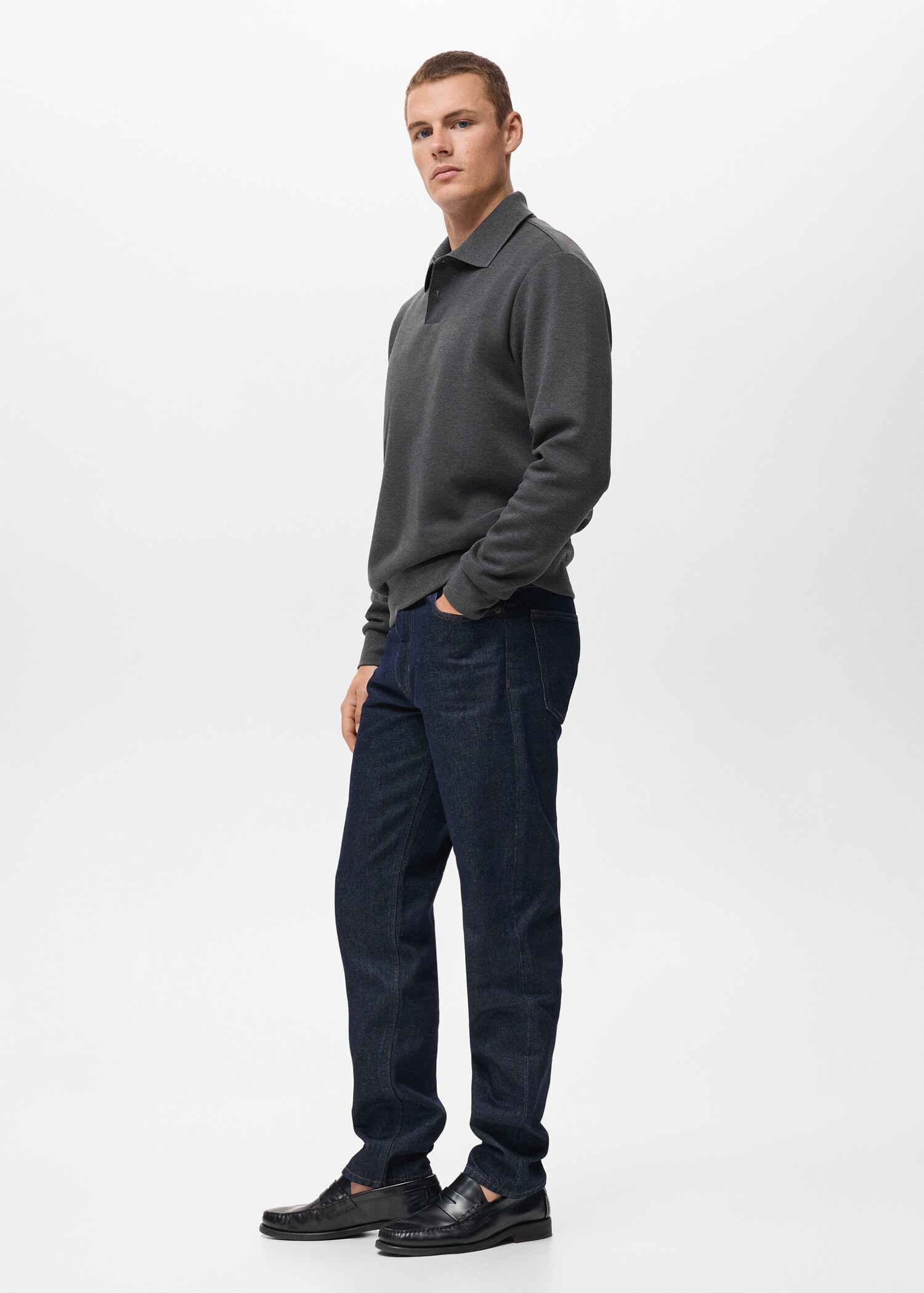 Regular-fit polo sweatshirt - Details of the article 2