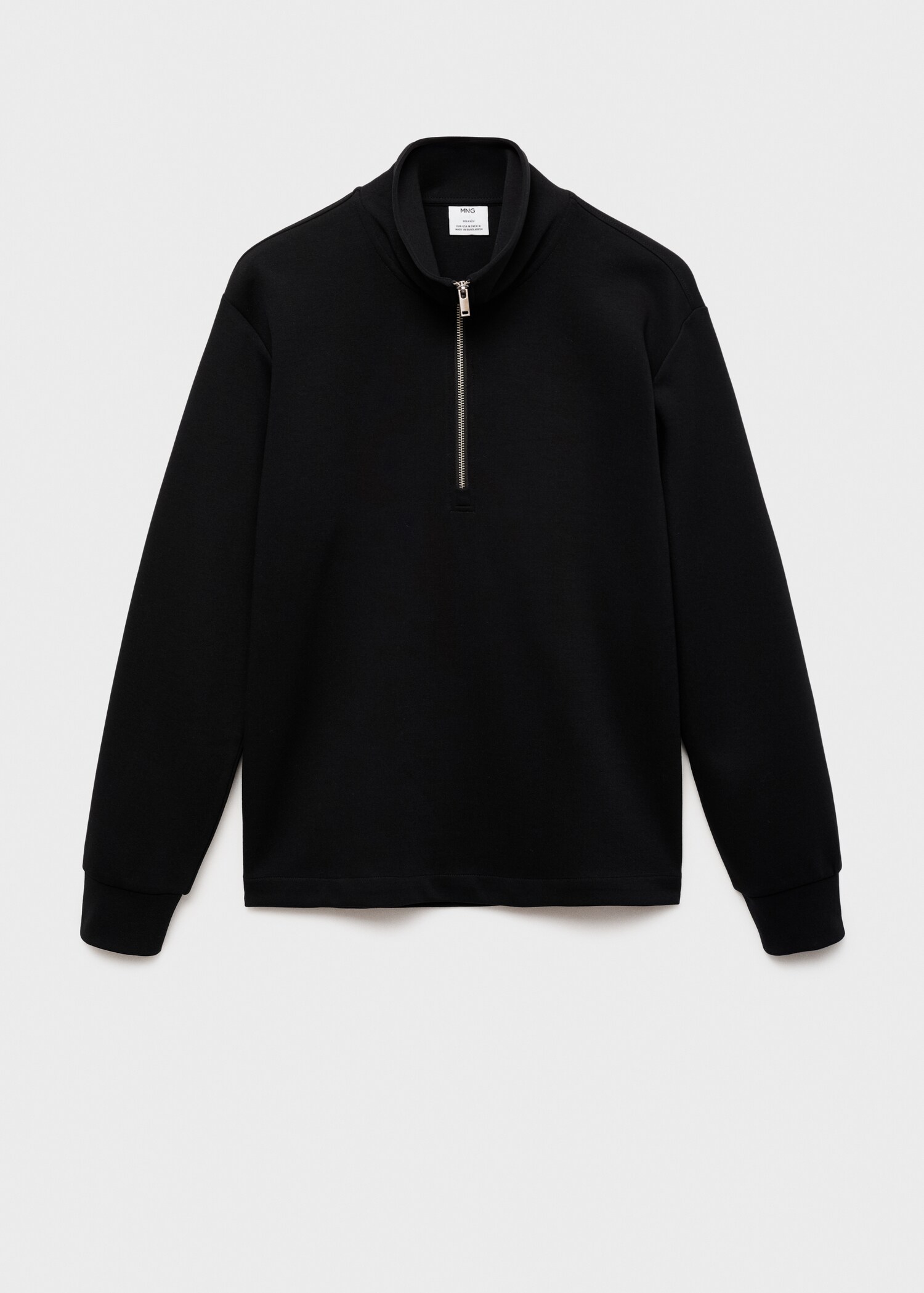 Sudadera algodón cuello cremallera - Artículo sin modelo