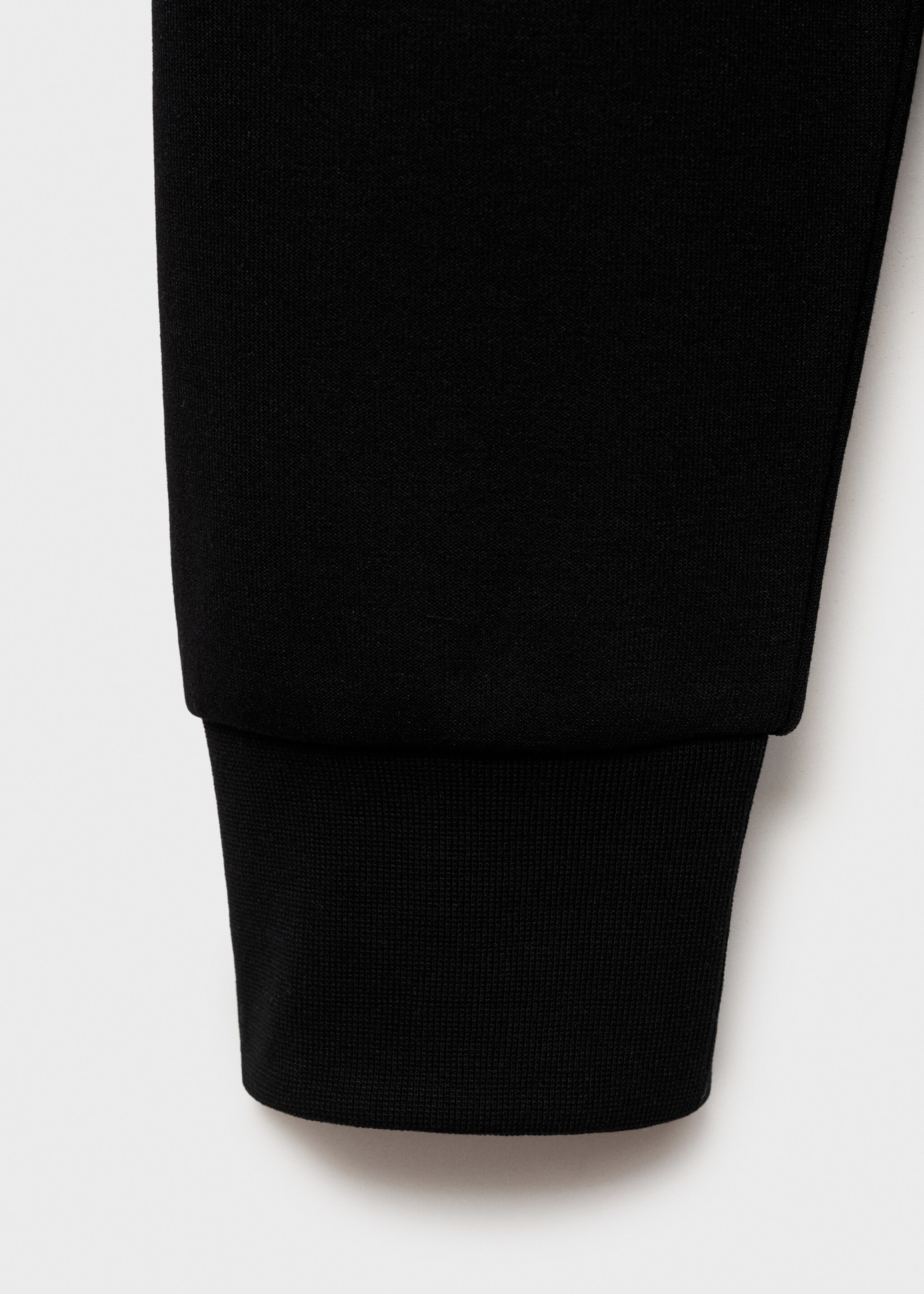 Sudadera algodón cuello cremallera - Detalle del artículo 0, Negro. Ref: 17005985-00.