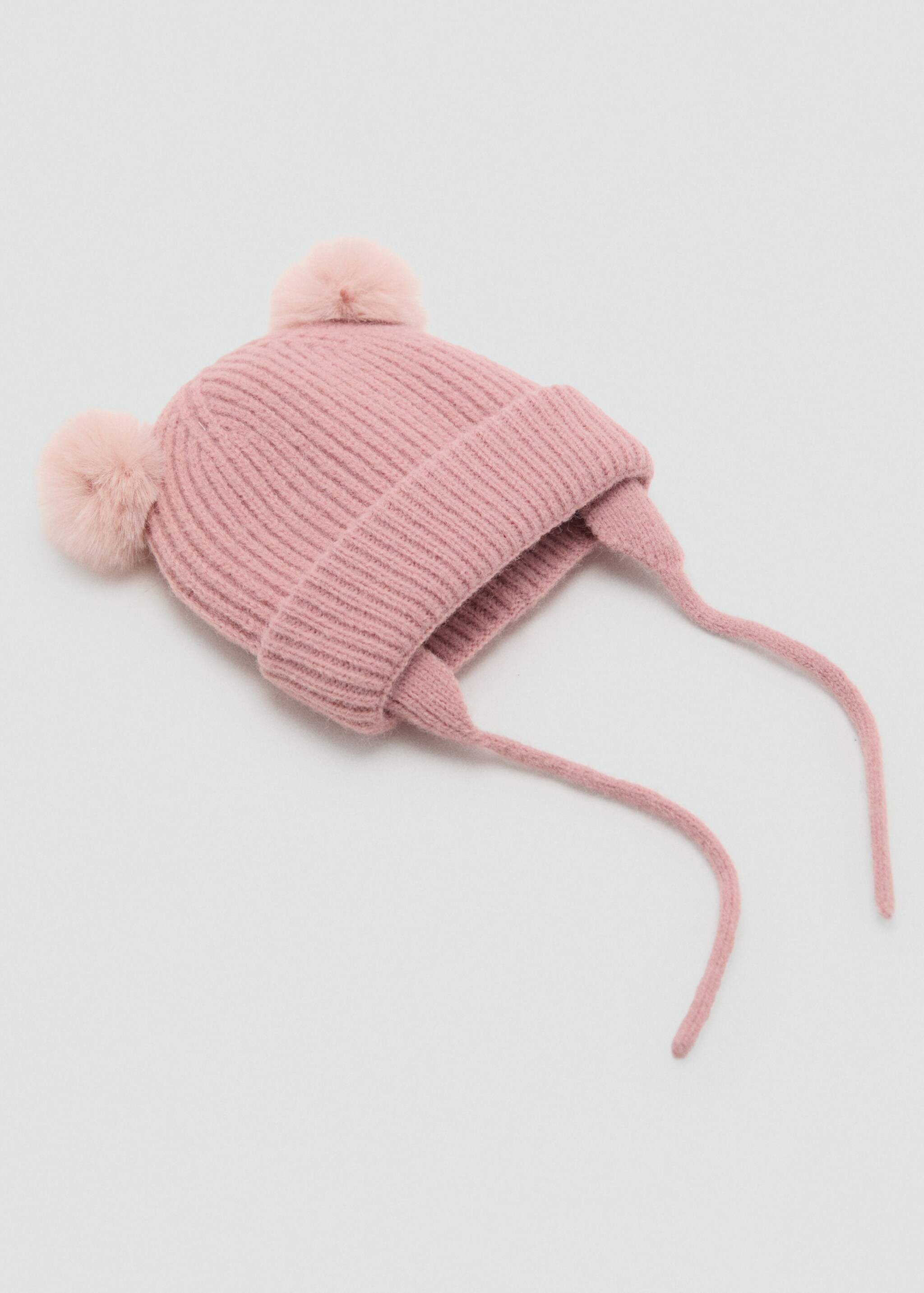 Hat pomponp - Medium plane, Pale Pink. Ref: 17005986-00.