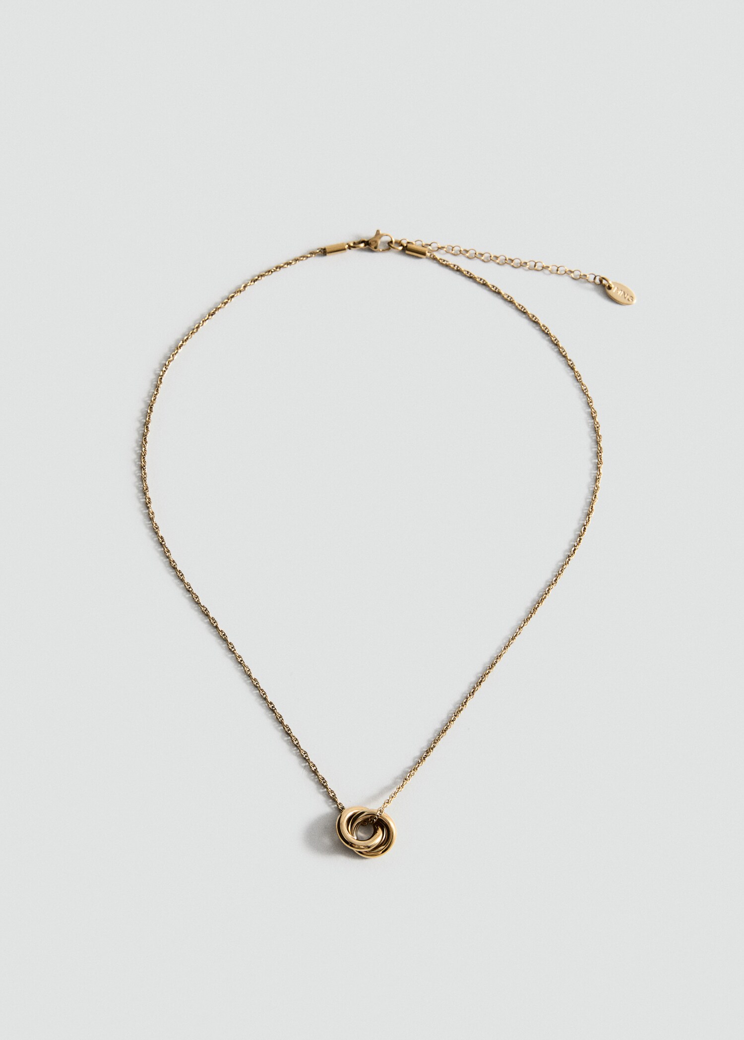 Interwoven hoops necklace - Article without model