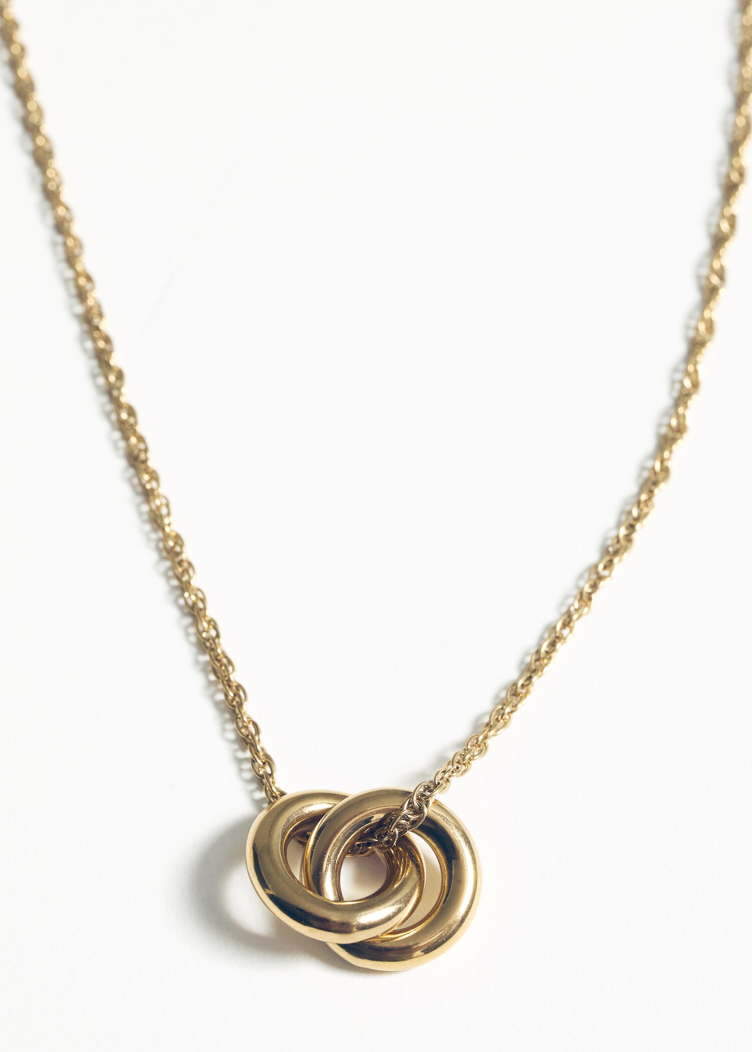 Interwoven hoops necklace - Details of the article 5