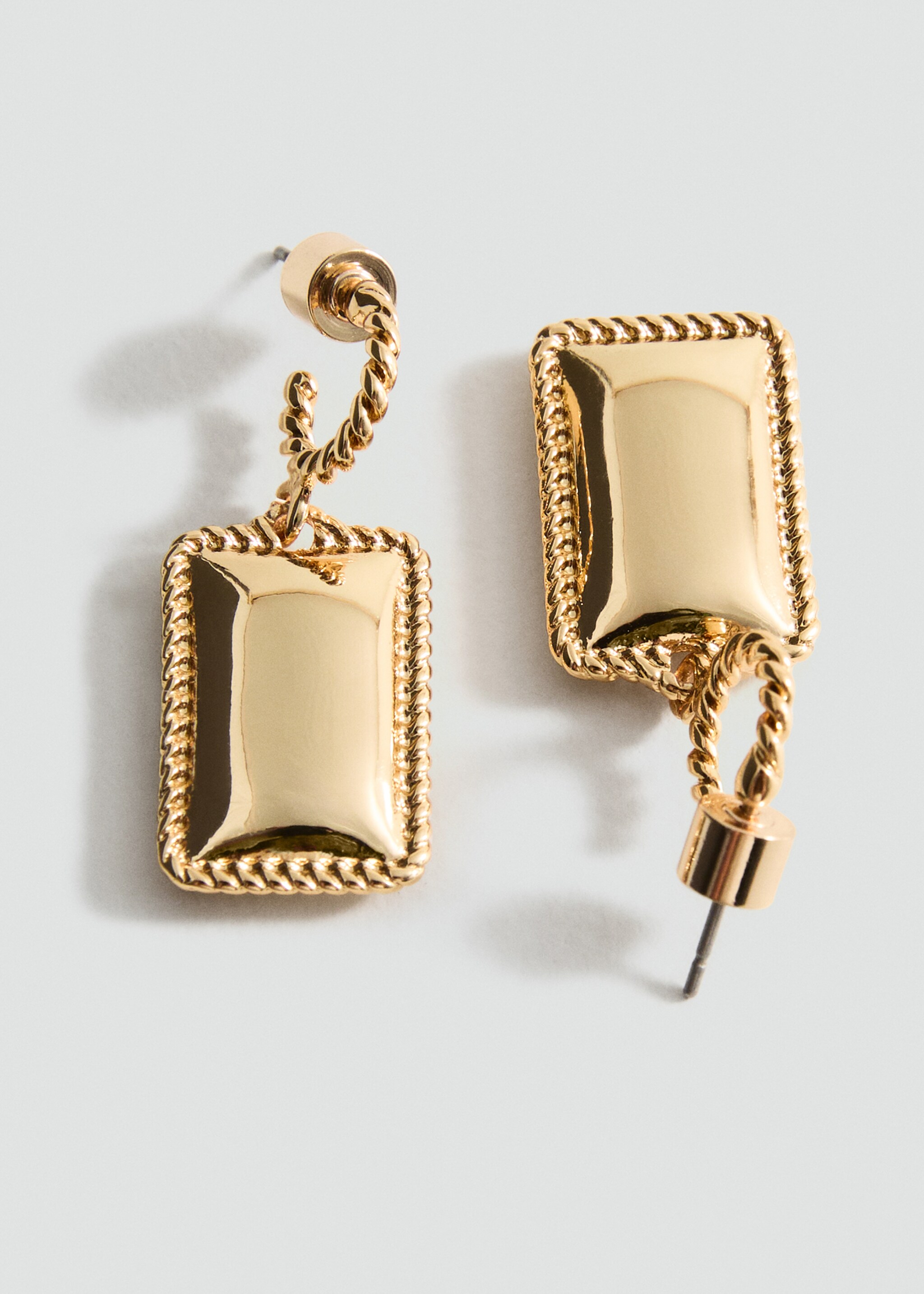 Pendientes diseño colgante - Detalle del artículo 1, Oro. Ref: 17006005-00.