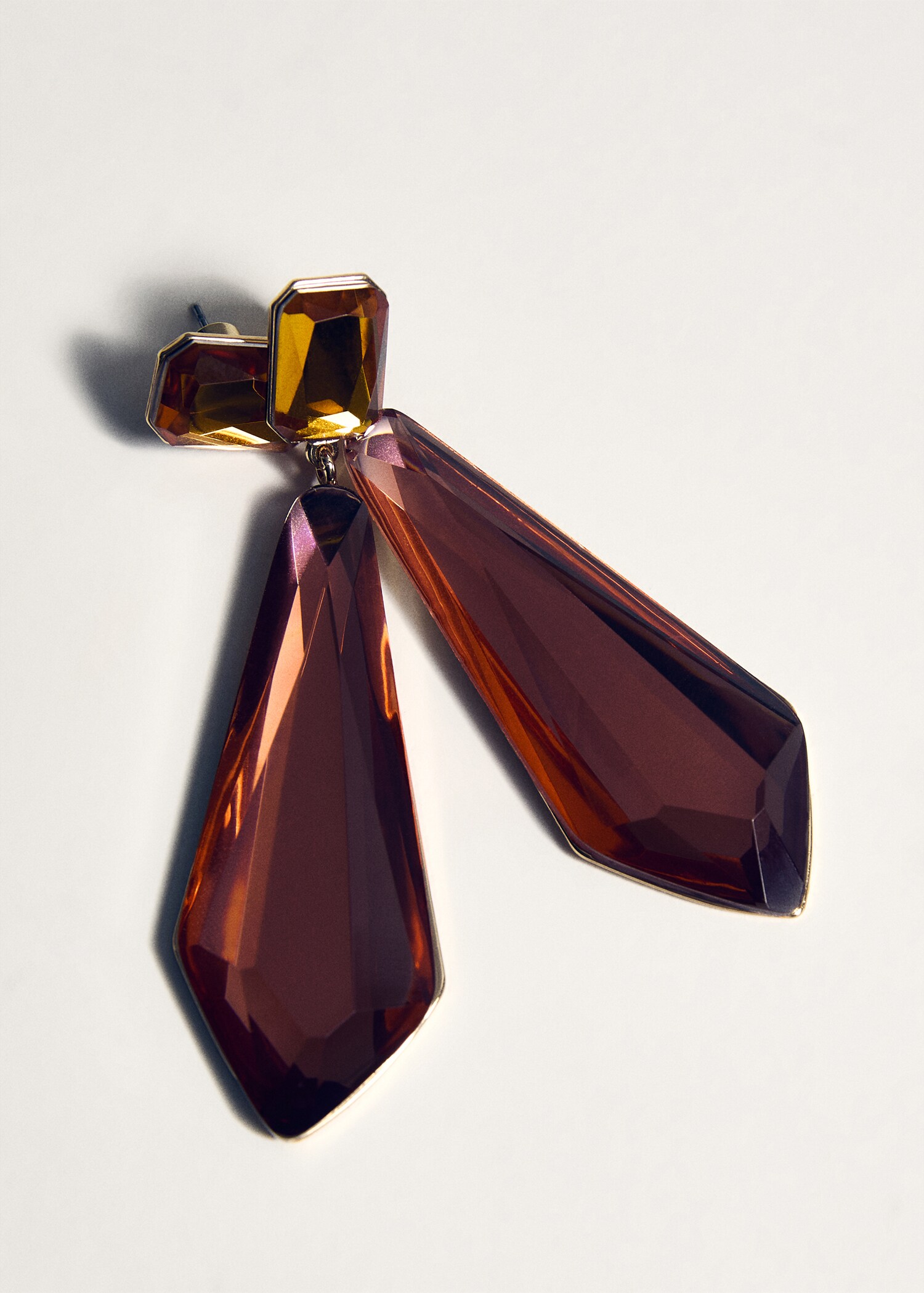 Bicolour pendant earrings - Details of the article 5