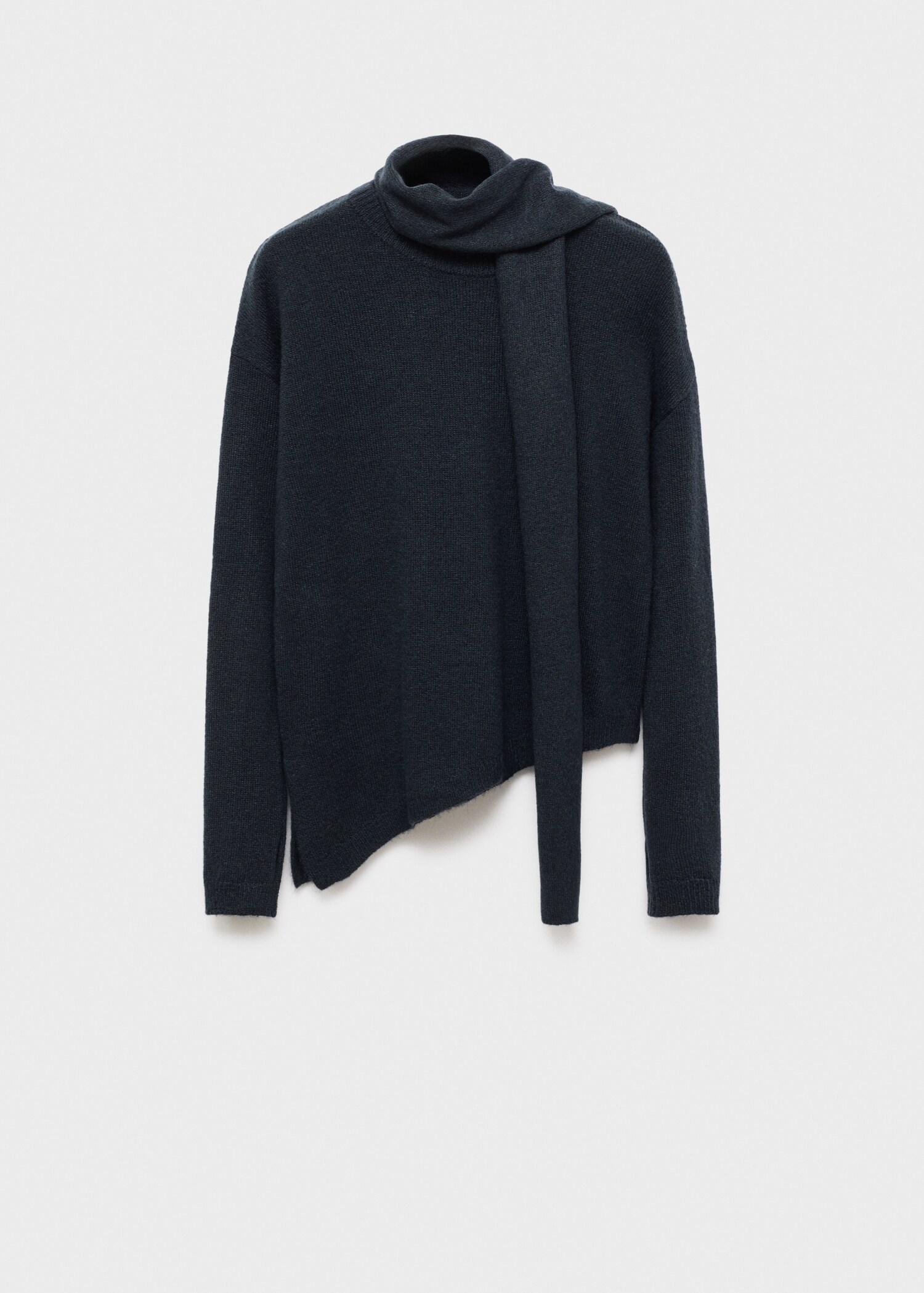 Pull-over maille asymétrique - Article sans modèle