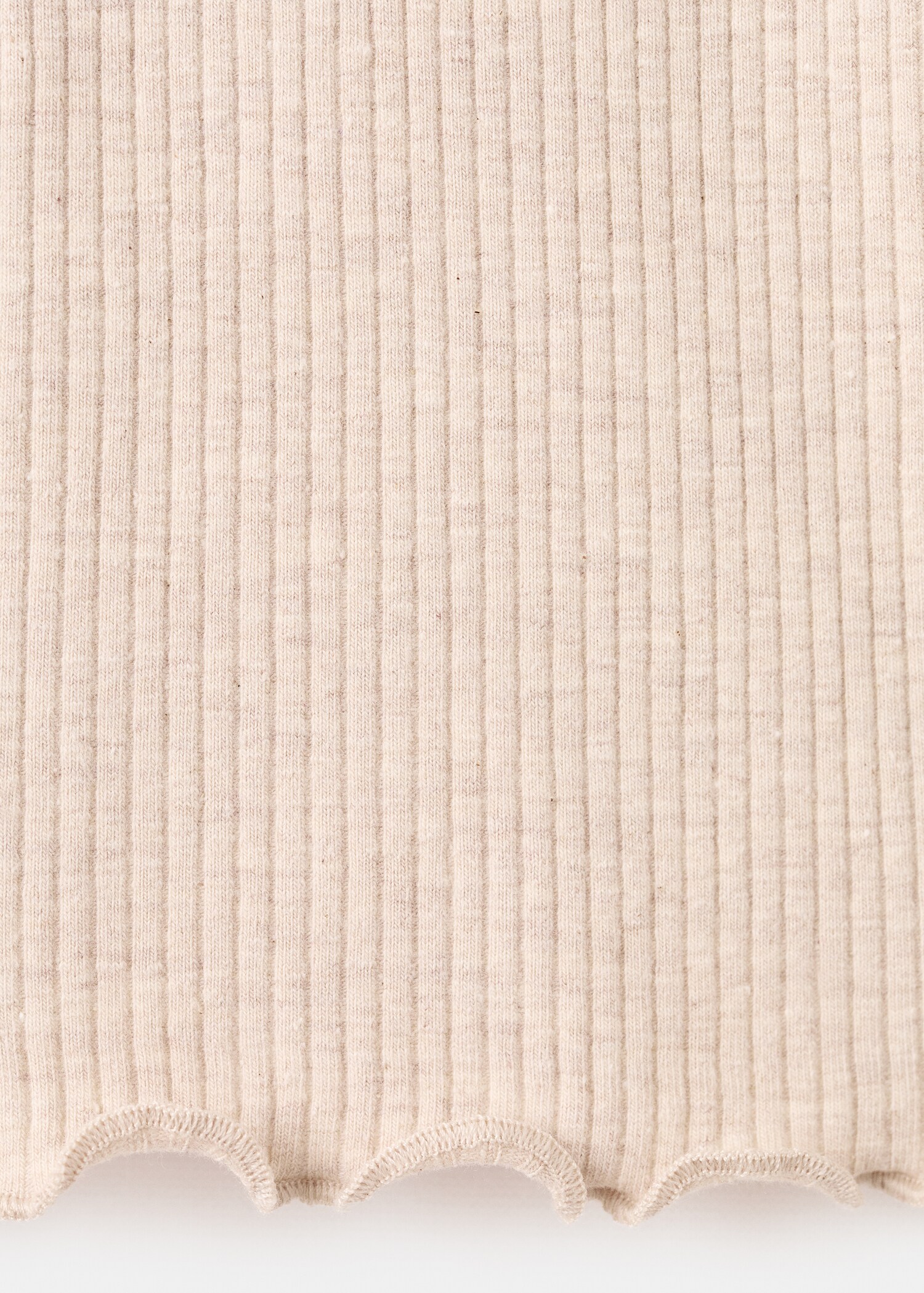 Ribbed high neck t-shirt - Details of the article 0