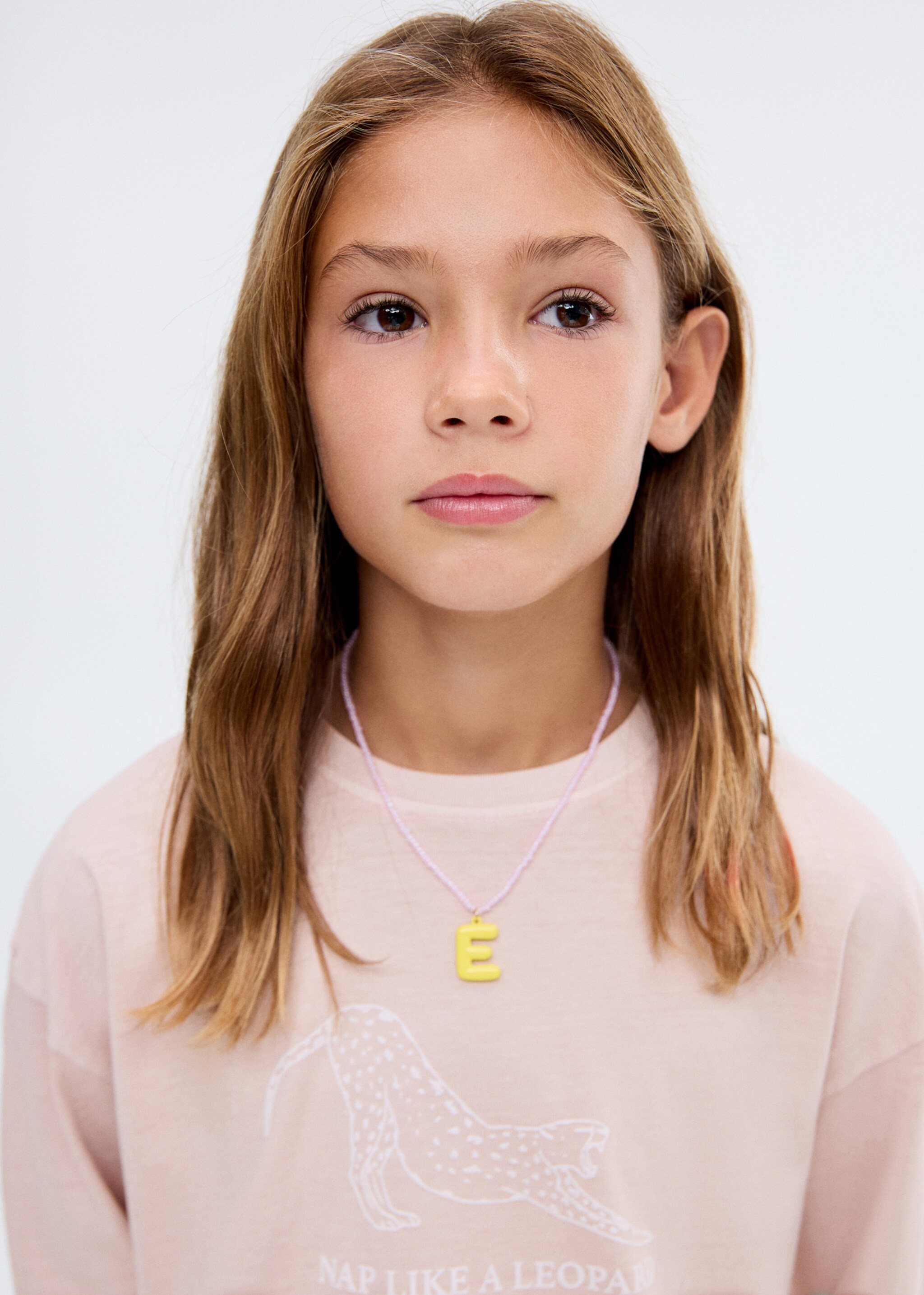 Printed cotton-blend T-shirt - Details of the article 1, Pink. Ref: 17006341-00.