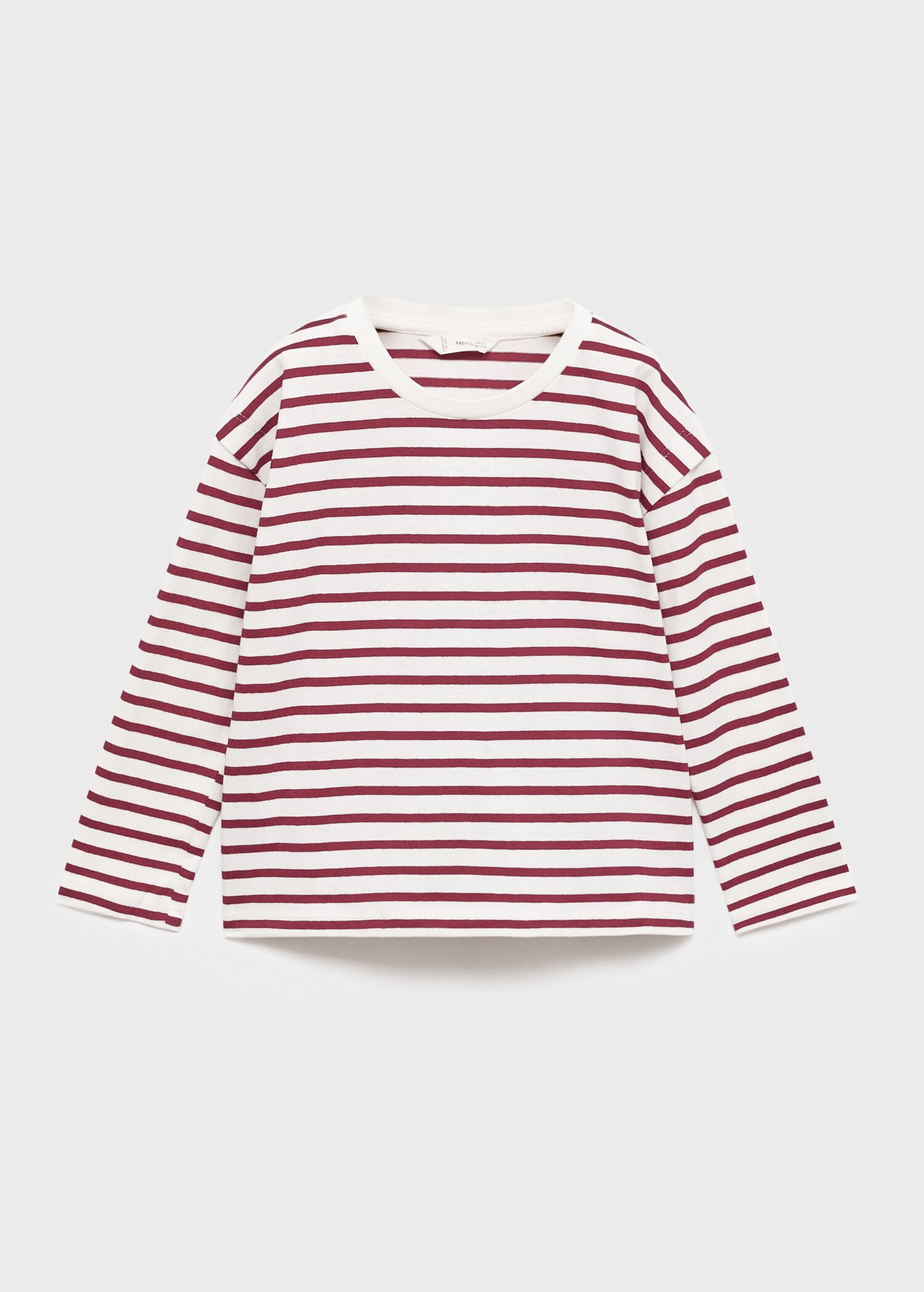 Striped cotton T-shirt - Article without model