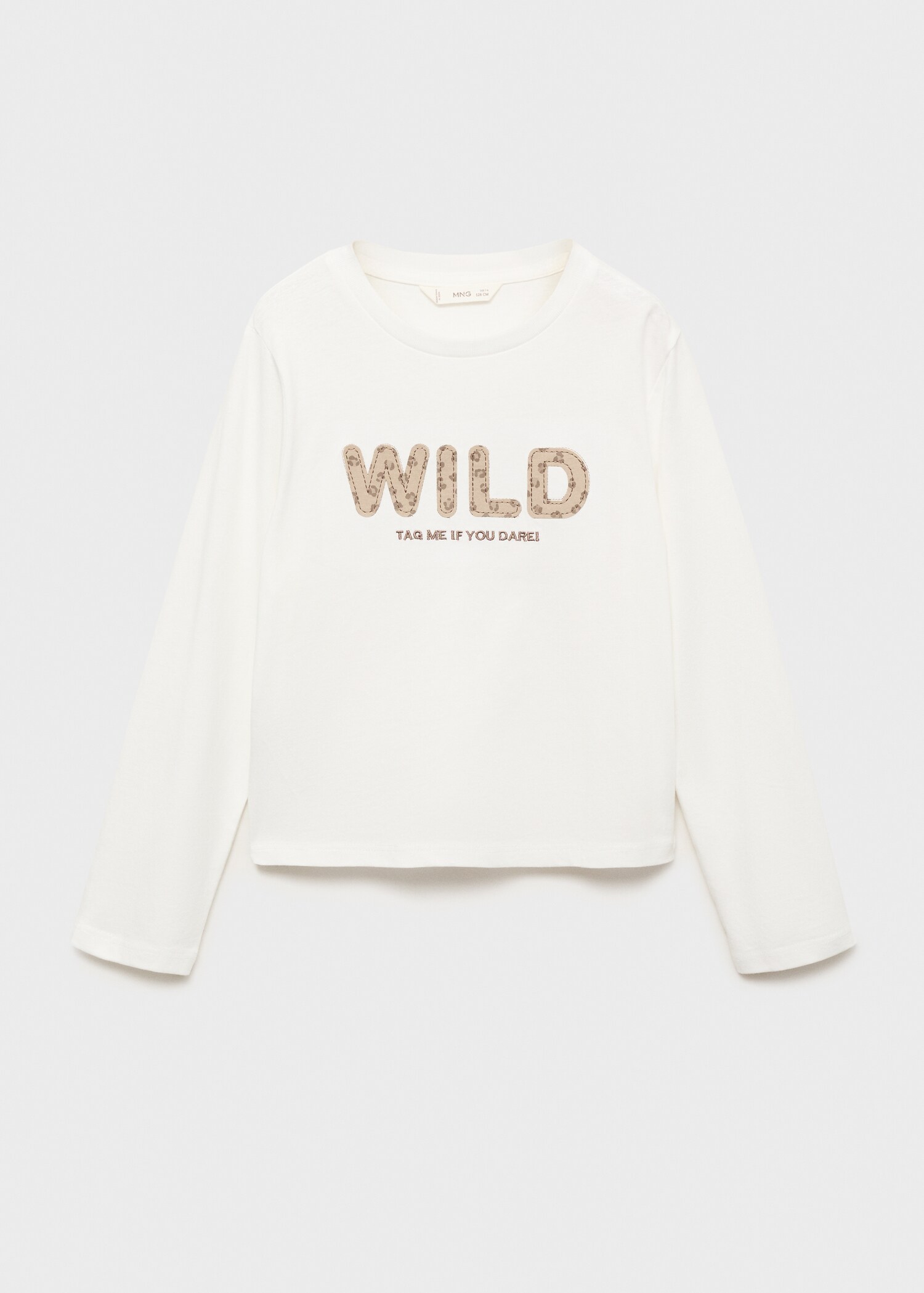 Leopard embroidered T-shirt - Artikl bez modela