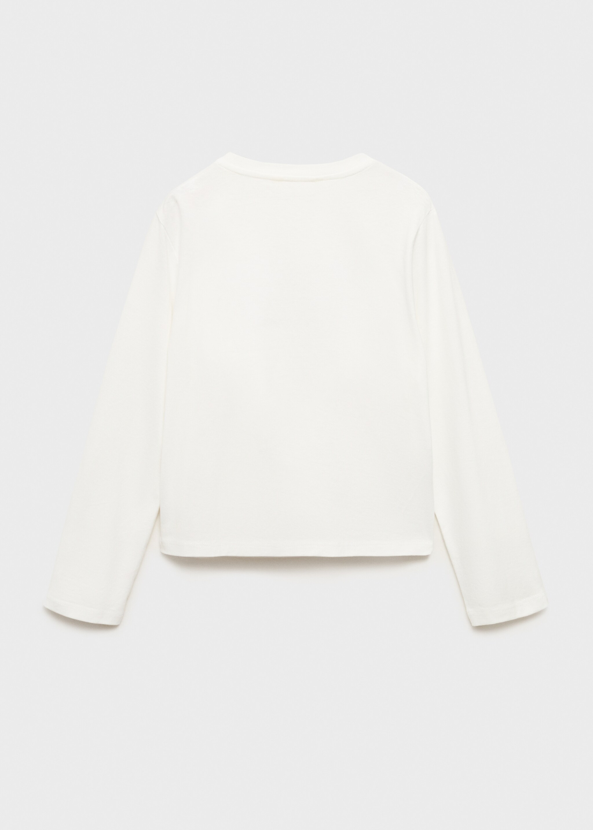 Leopard-embroidered t-shirt - Reverse of the article, Off White. Ref: 17006344-00.