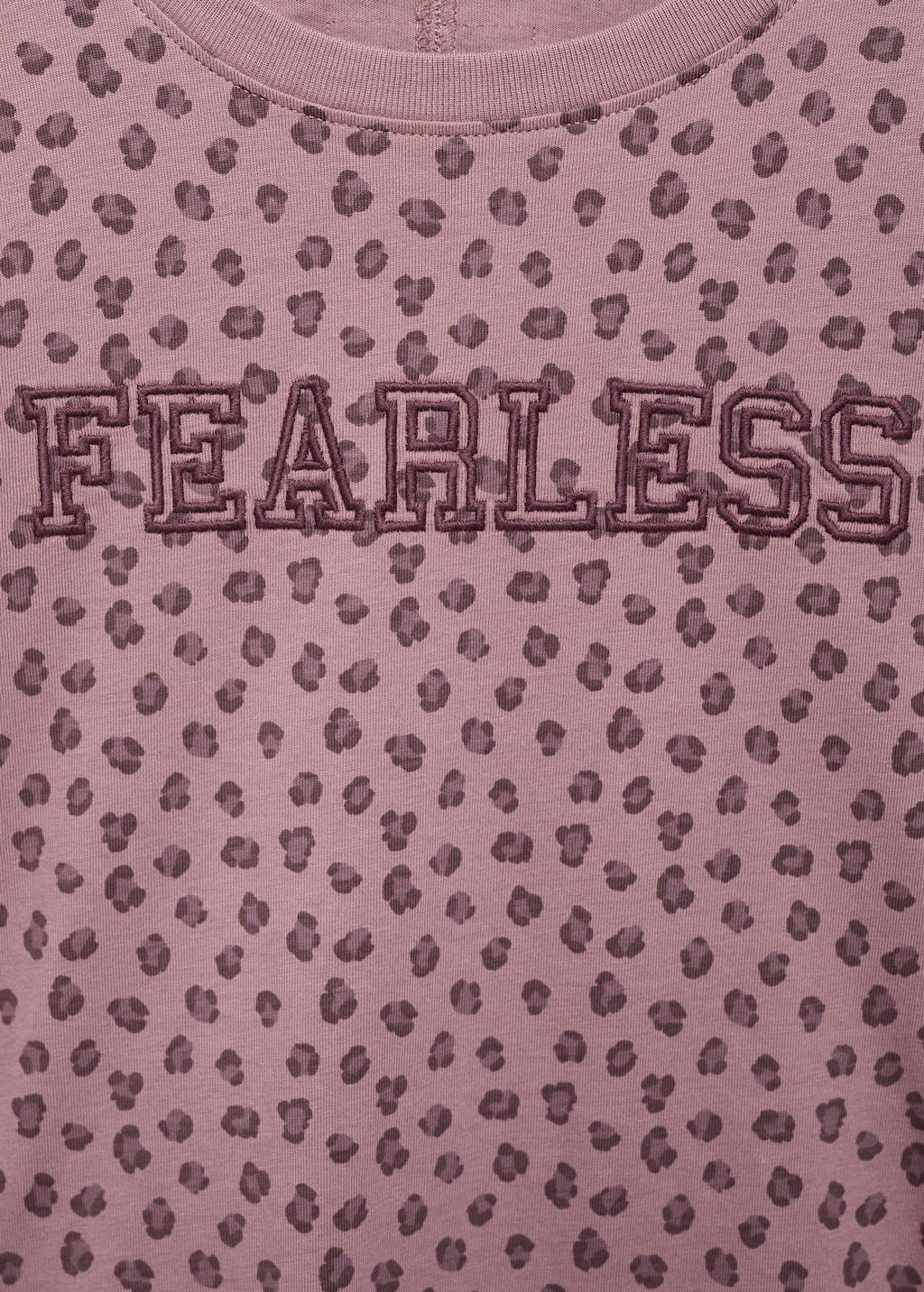 Leopard-print T-shirt