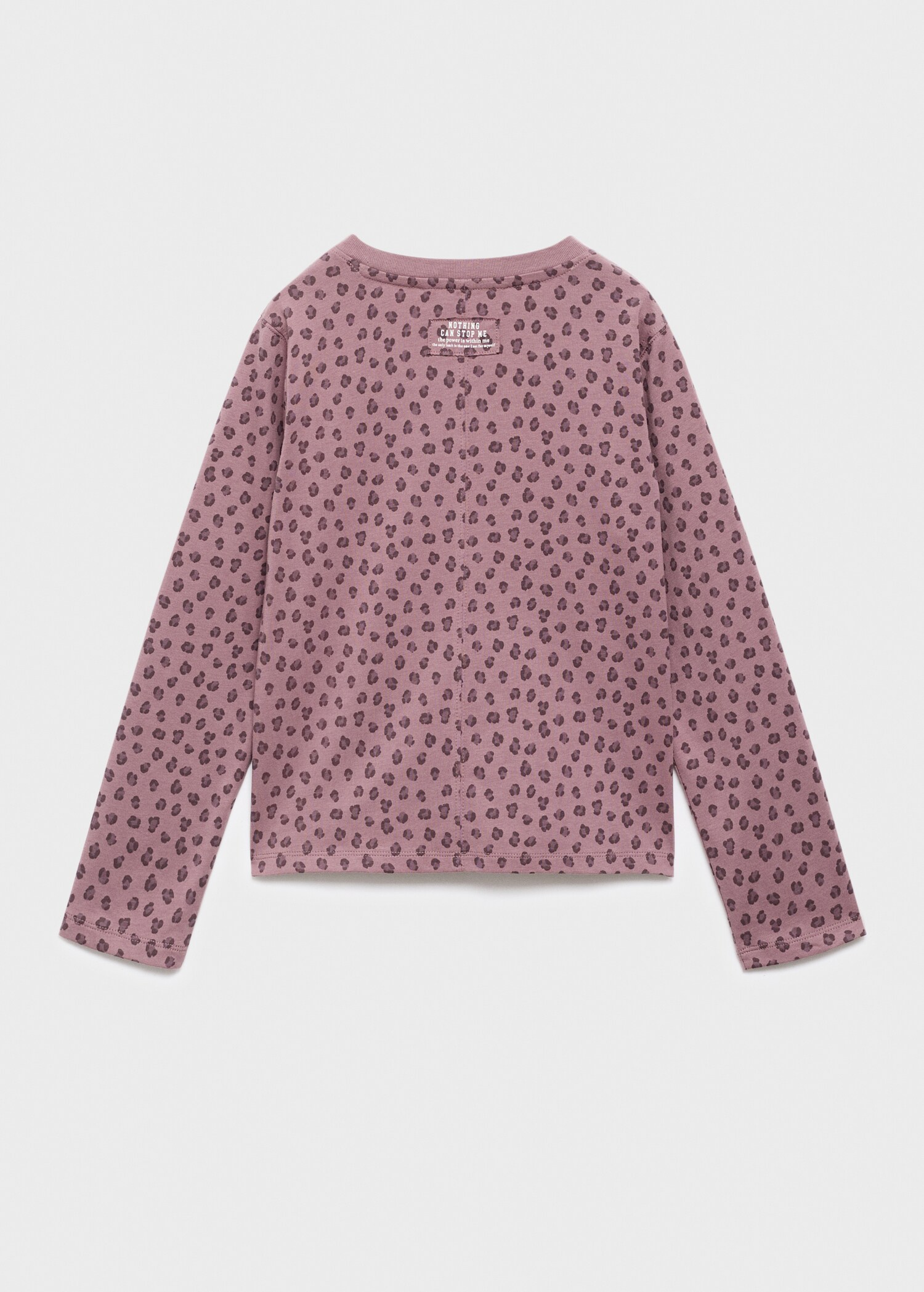 Camiseta estampado leopardo - Reverso del artículo