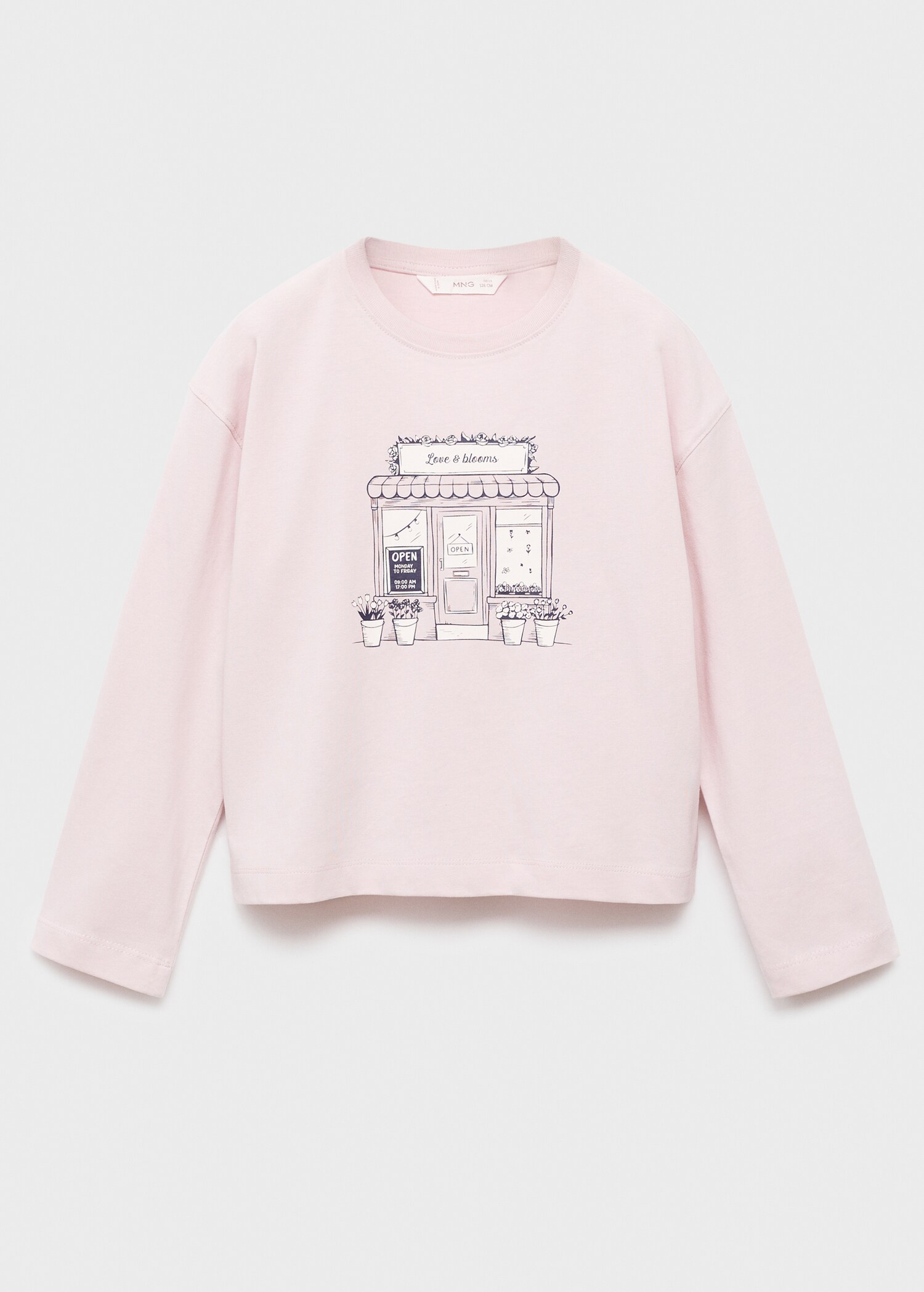 T-shirt manches longues imprimé - Article sans modèle