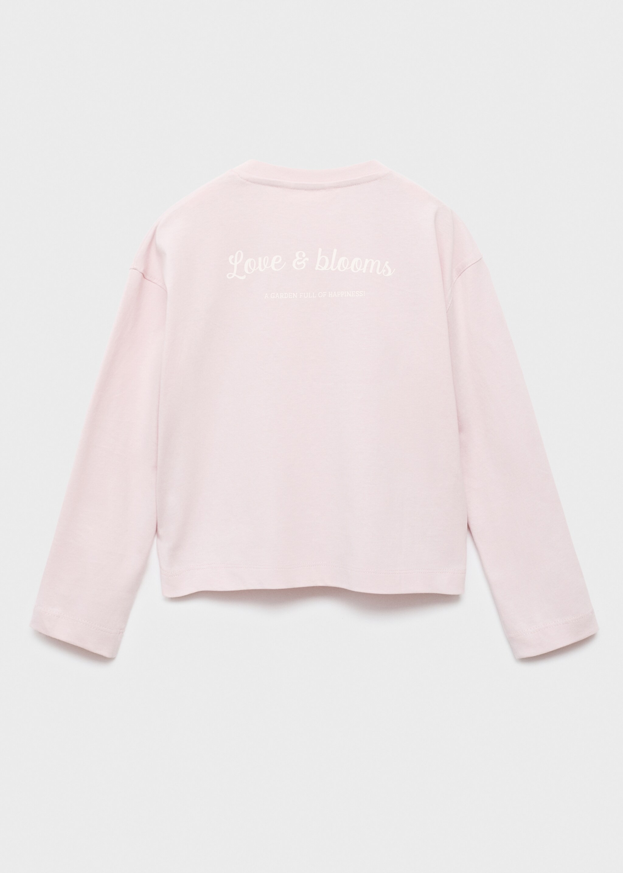 T-shirt manches longues imprimé - Verso de l’article, Violet clair/pastel. Ref: 17006346-00.