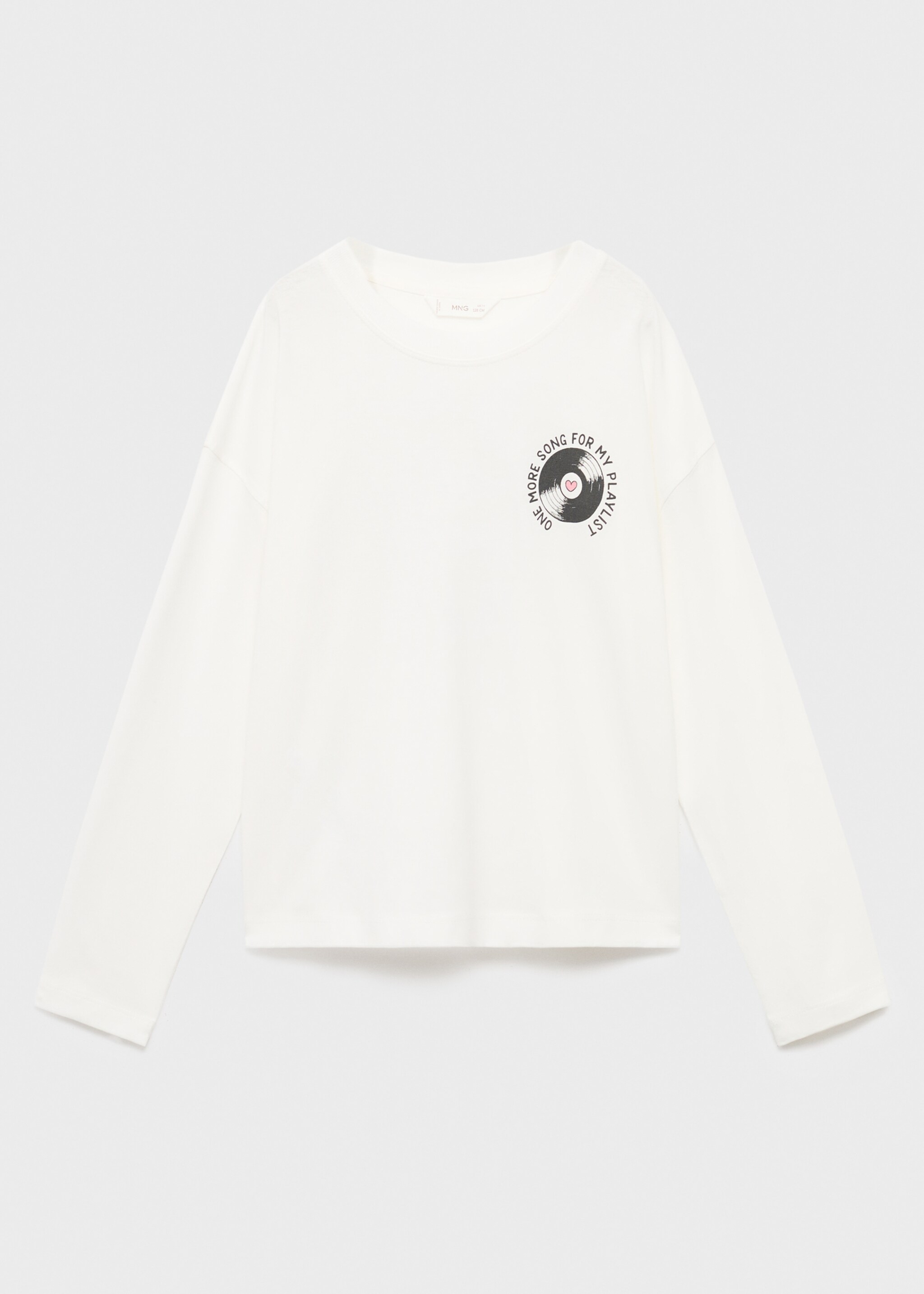 Printed cotton-blend T-shirt - Article without model, Off White. Ref: 17006347-00.