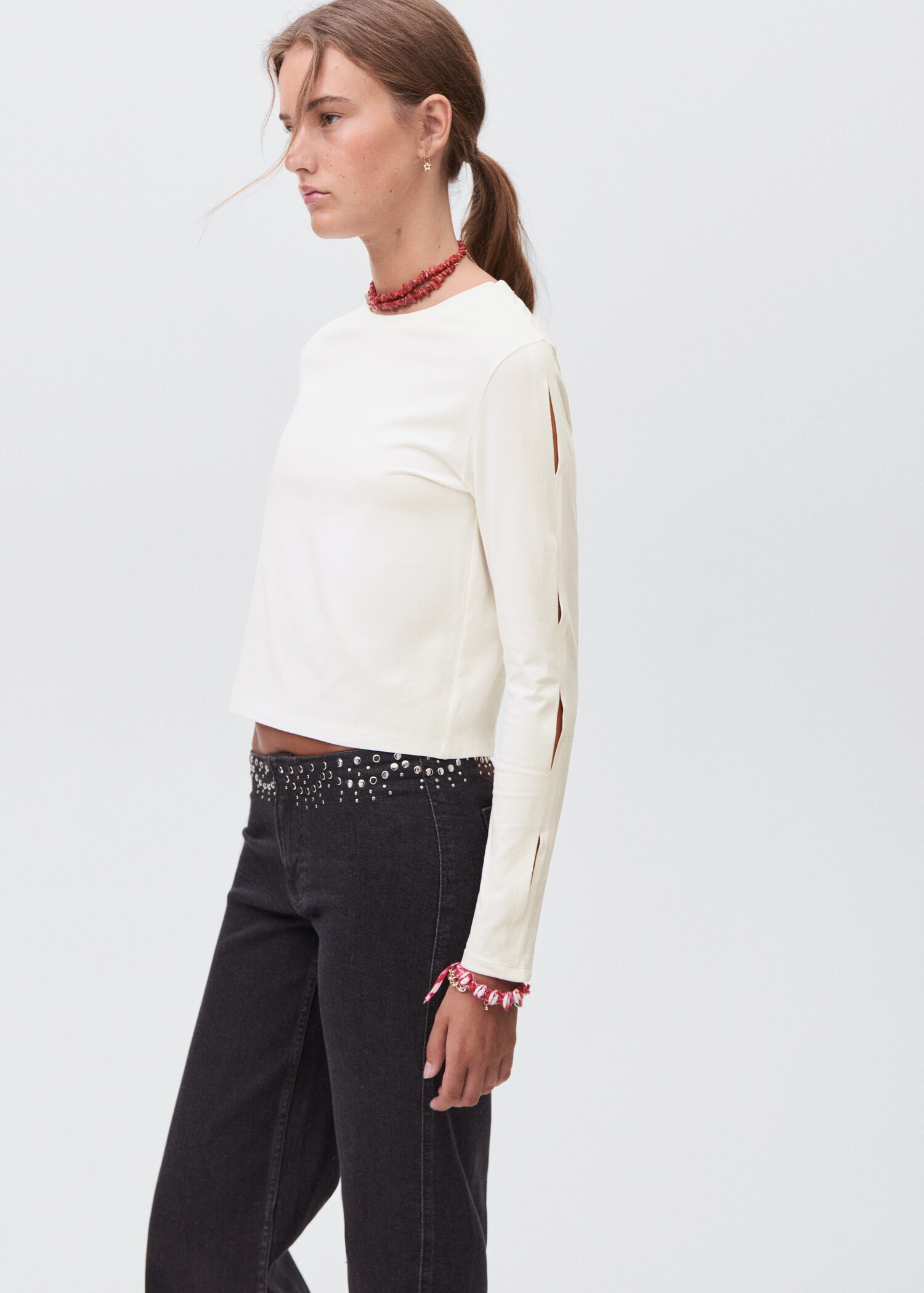 Cut-out t-shirt - Medium plane