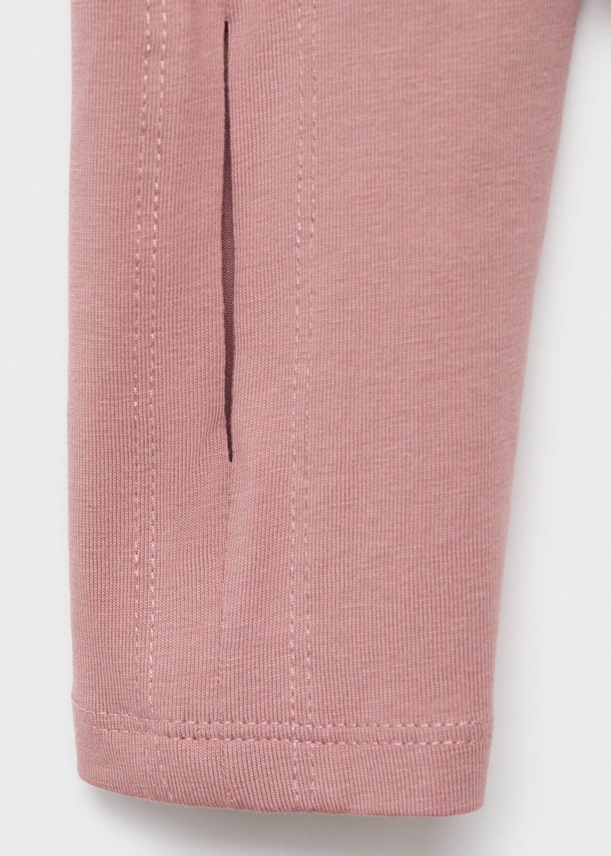 Cut-out t-shirt - Details of the article 8, Pink. Ref: 17006350-00.