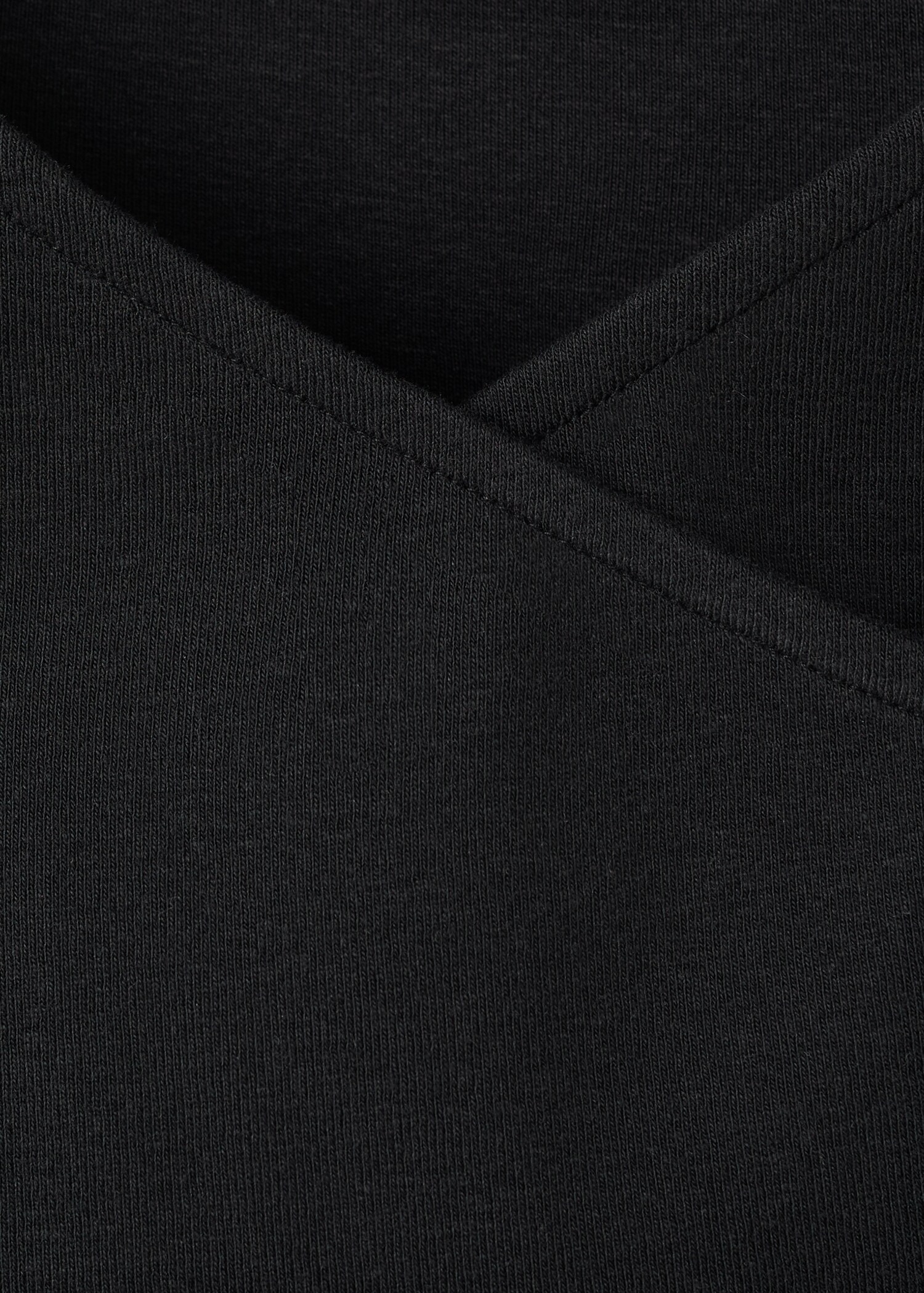 Gathered cotton t-shirt - Details of the article 8