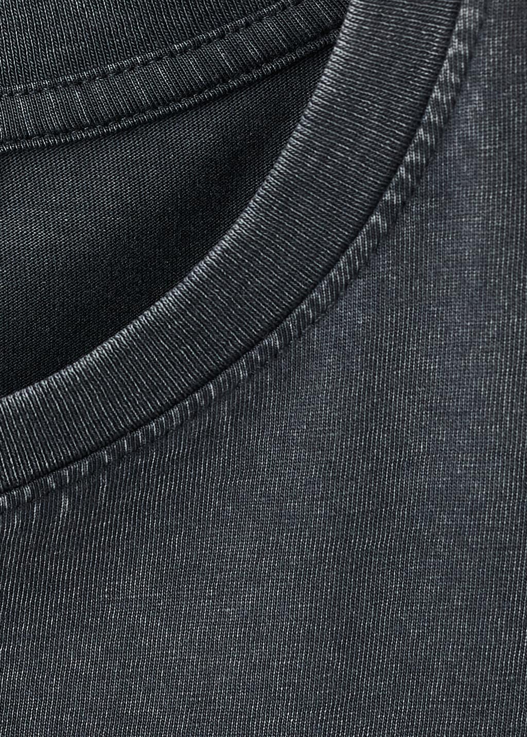 Printed cotton-blend t-shirt