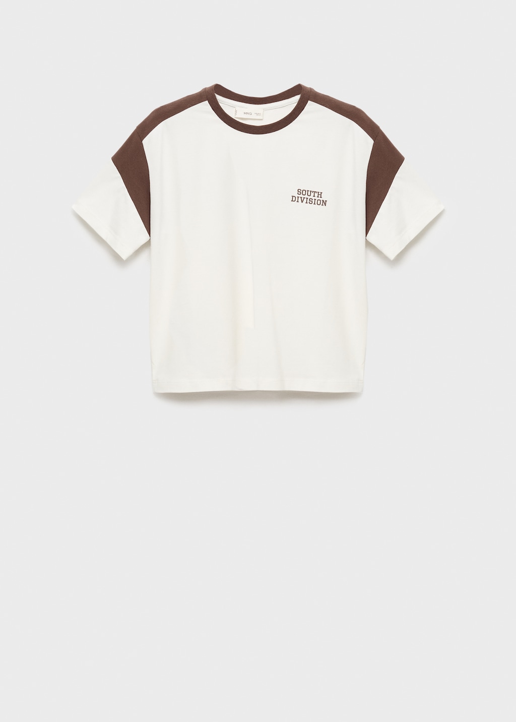 Printed cotton-blend t-shirt